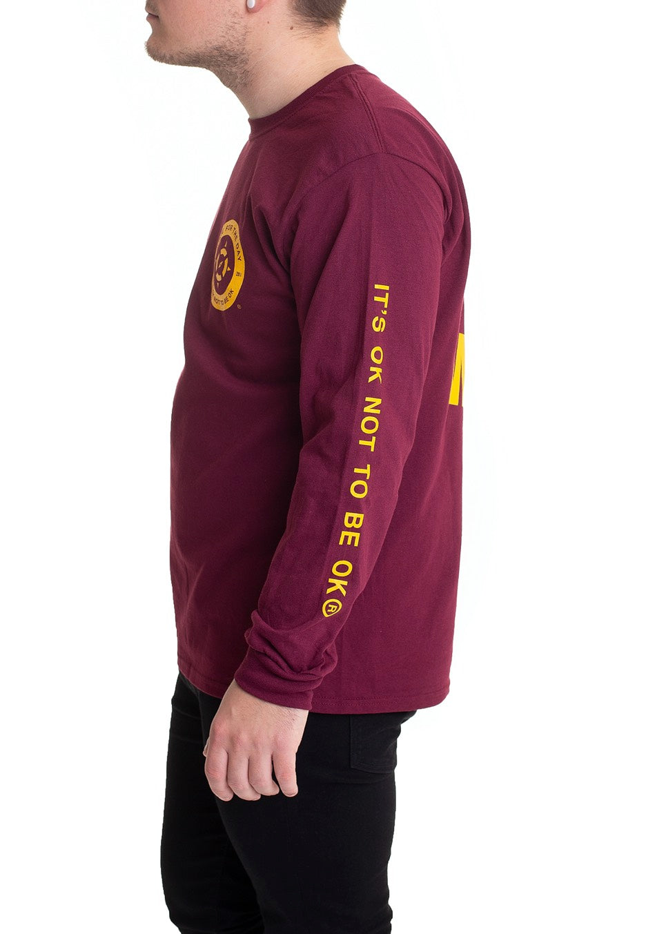 Hope For The Day - Hope Worldwide Maroon - Longsleeve | Men-Image