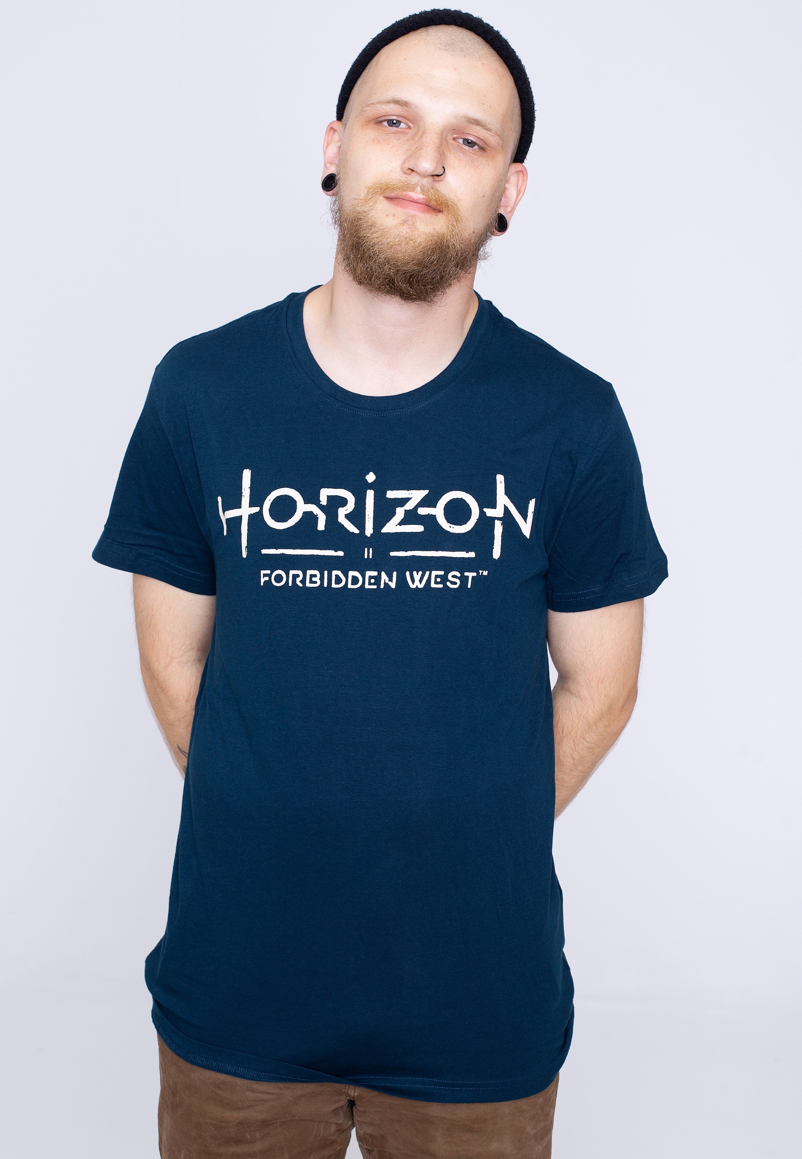 Horizon Forbidden West - Logo Navy - T-Shirt | Men-Image