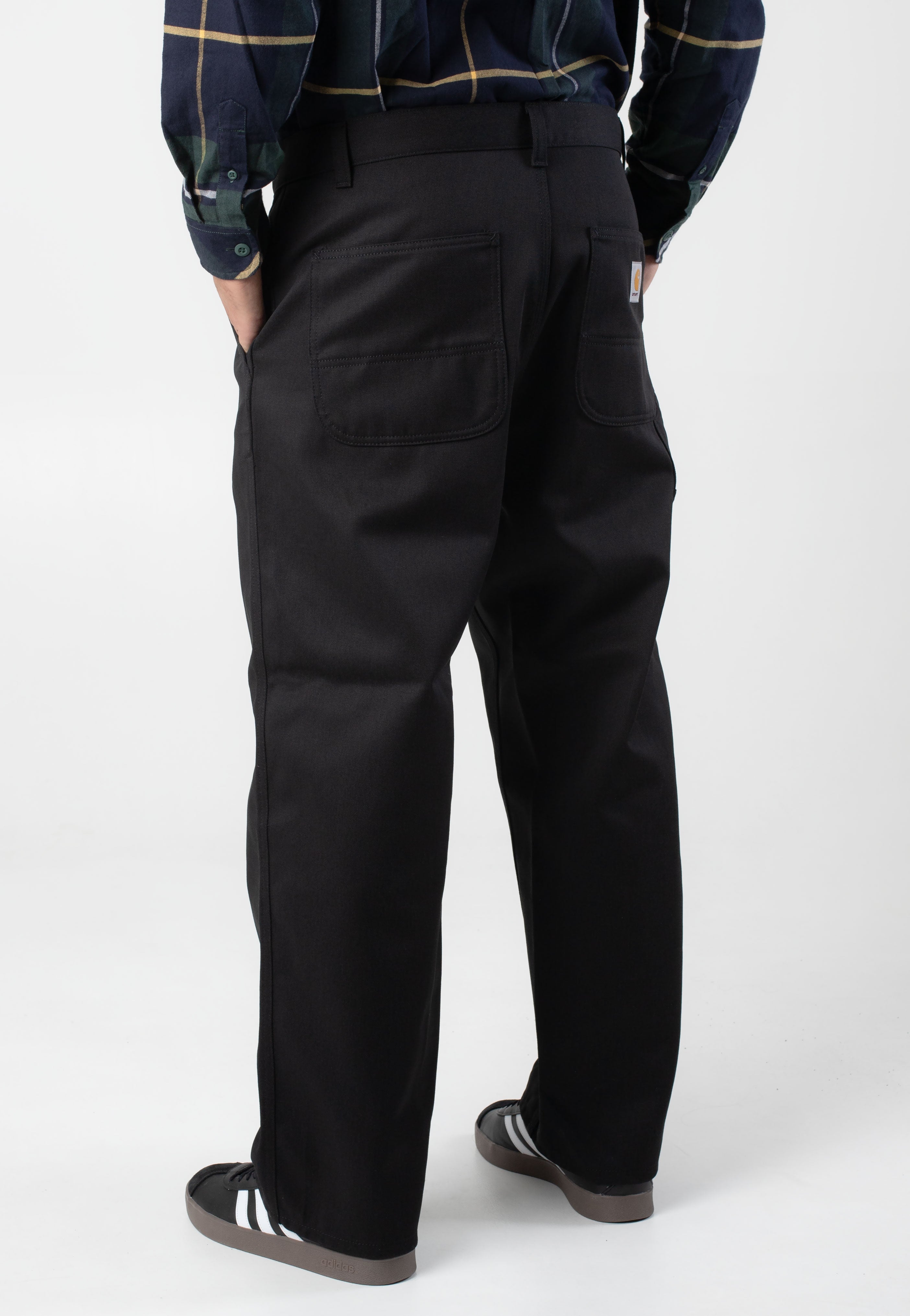 Carhartt WIP - Midland Single Knee Rigid Black - Pants | Men-Image