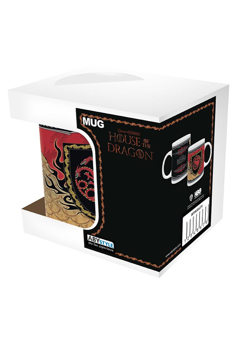 House Of The Dragon - Targaryen Dragon Crest - Mug | Neutral-Image