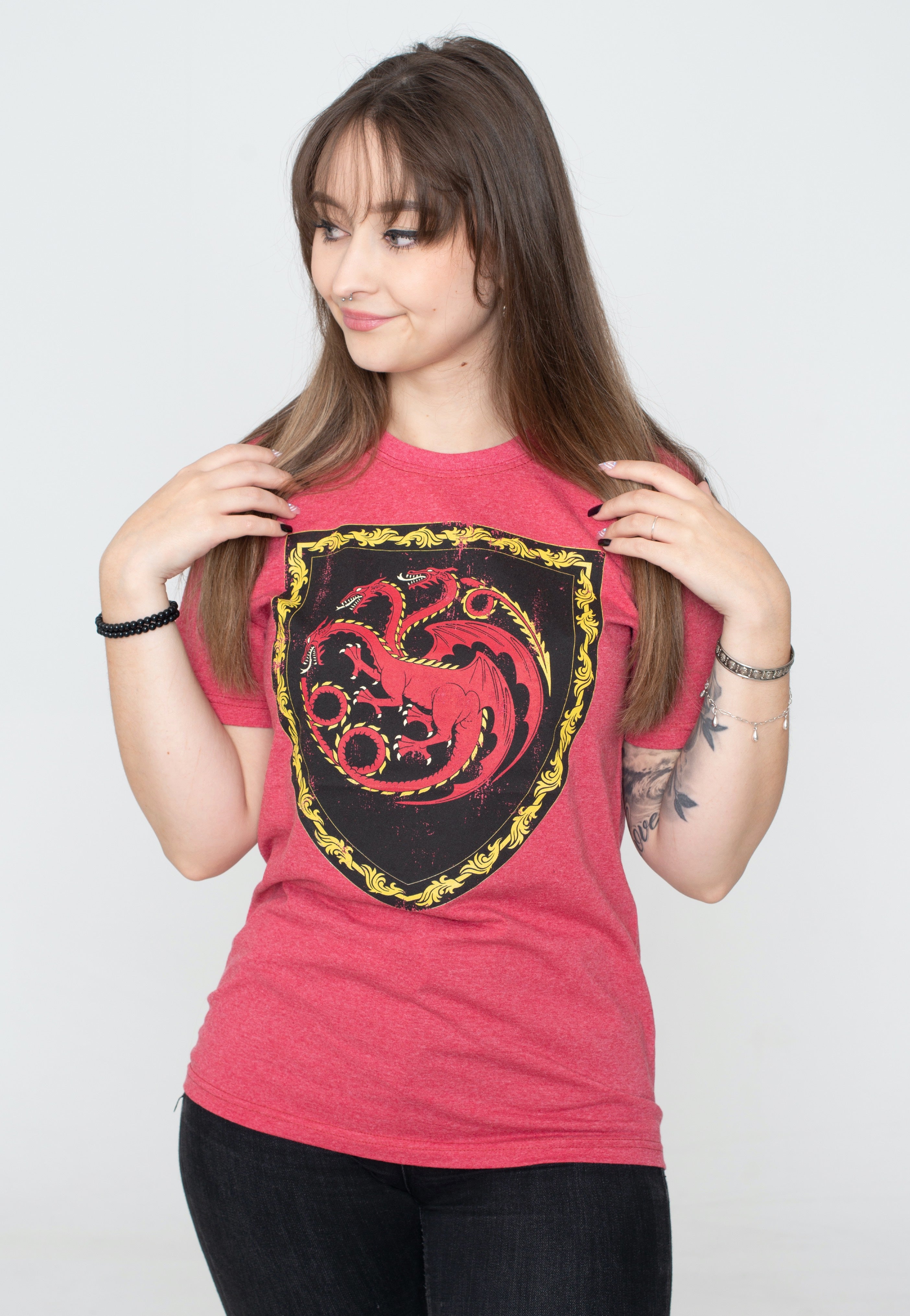 House Of The Dragon - Targaryen Crest Red - T-Shirt | Women-Image