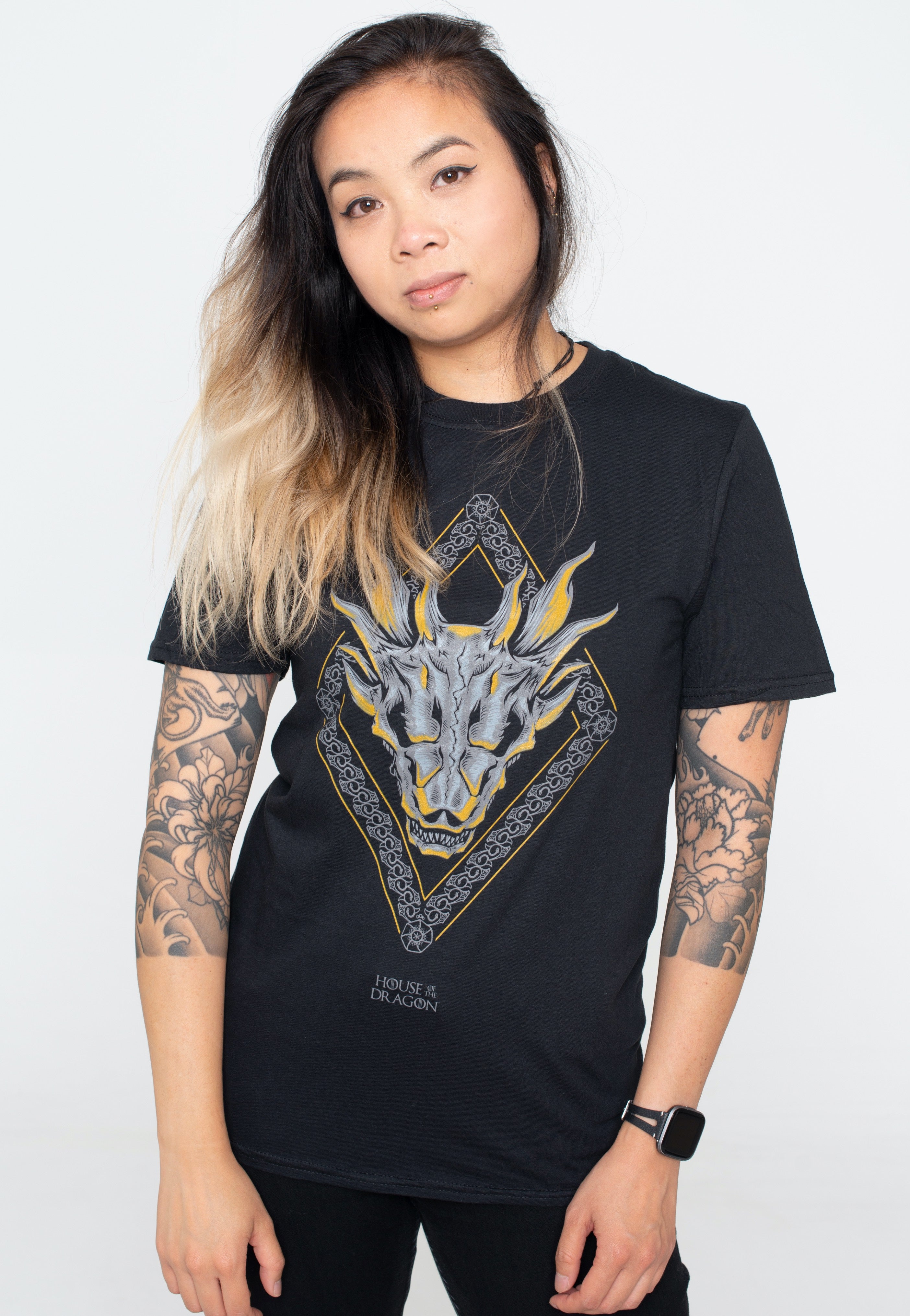House Of The Dragon - Diamond Skull - T-Shirt | Women-Image