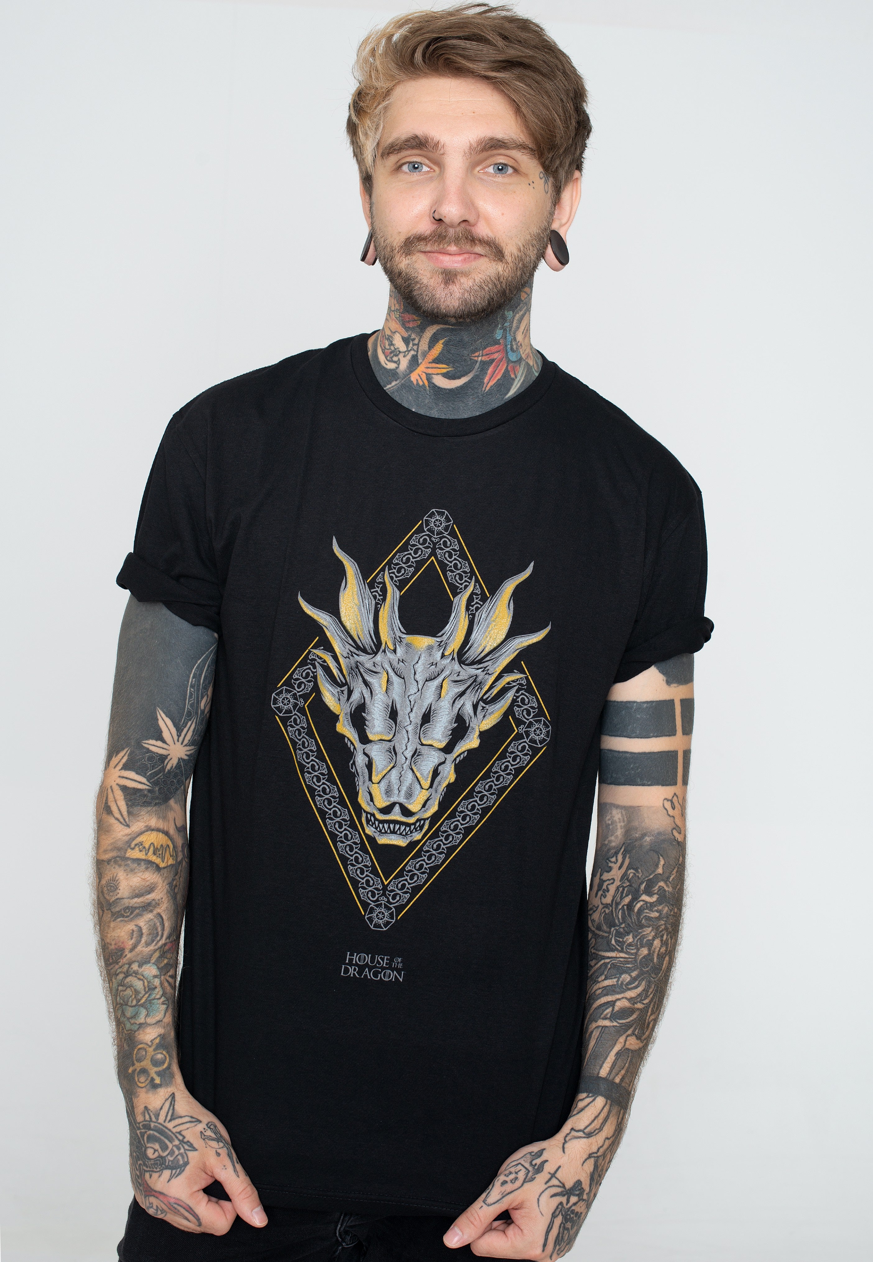 House Of The Dragon - Diamond Skull - T-Shirt | Men-Image