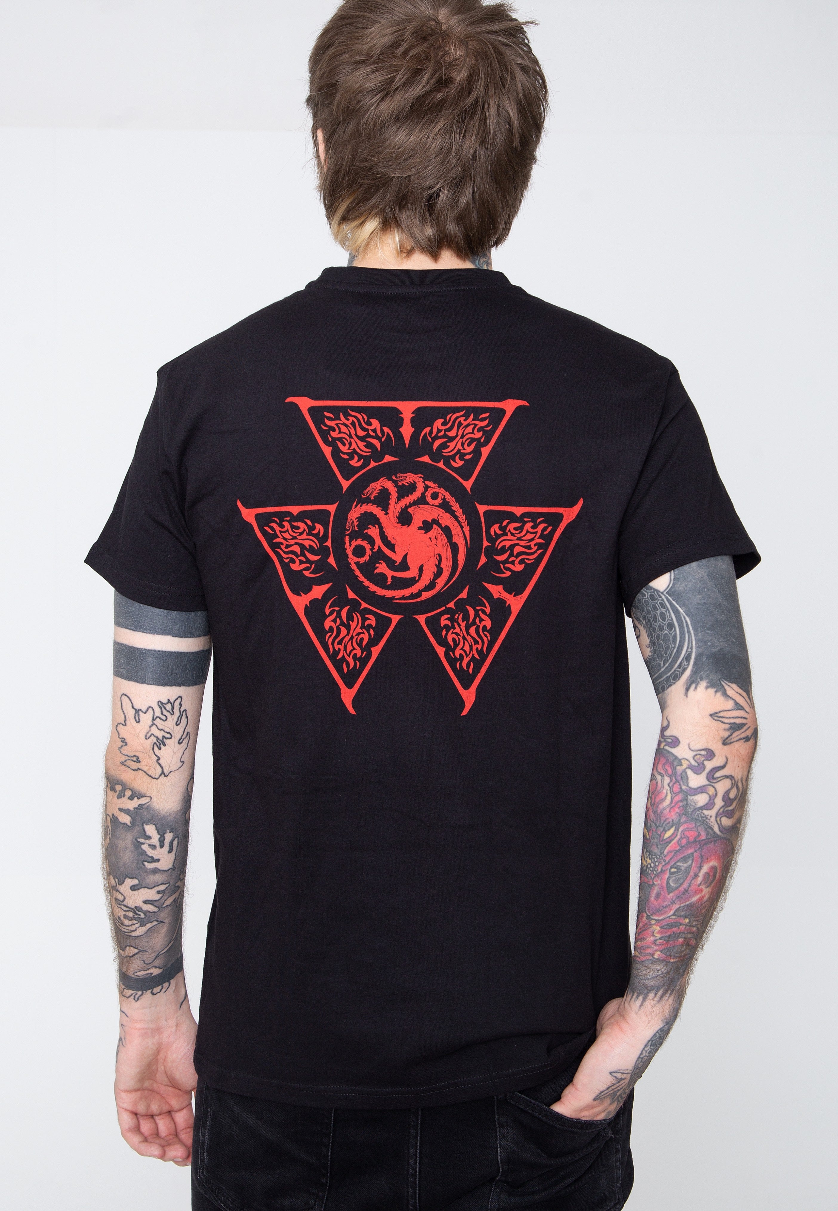 House Of The Dragon - Targaryen Pocket - T-Shirt | Men-Image