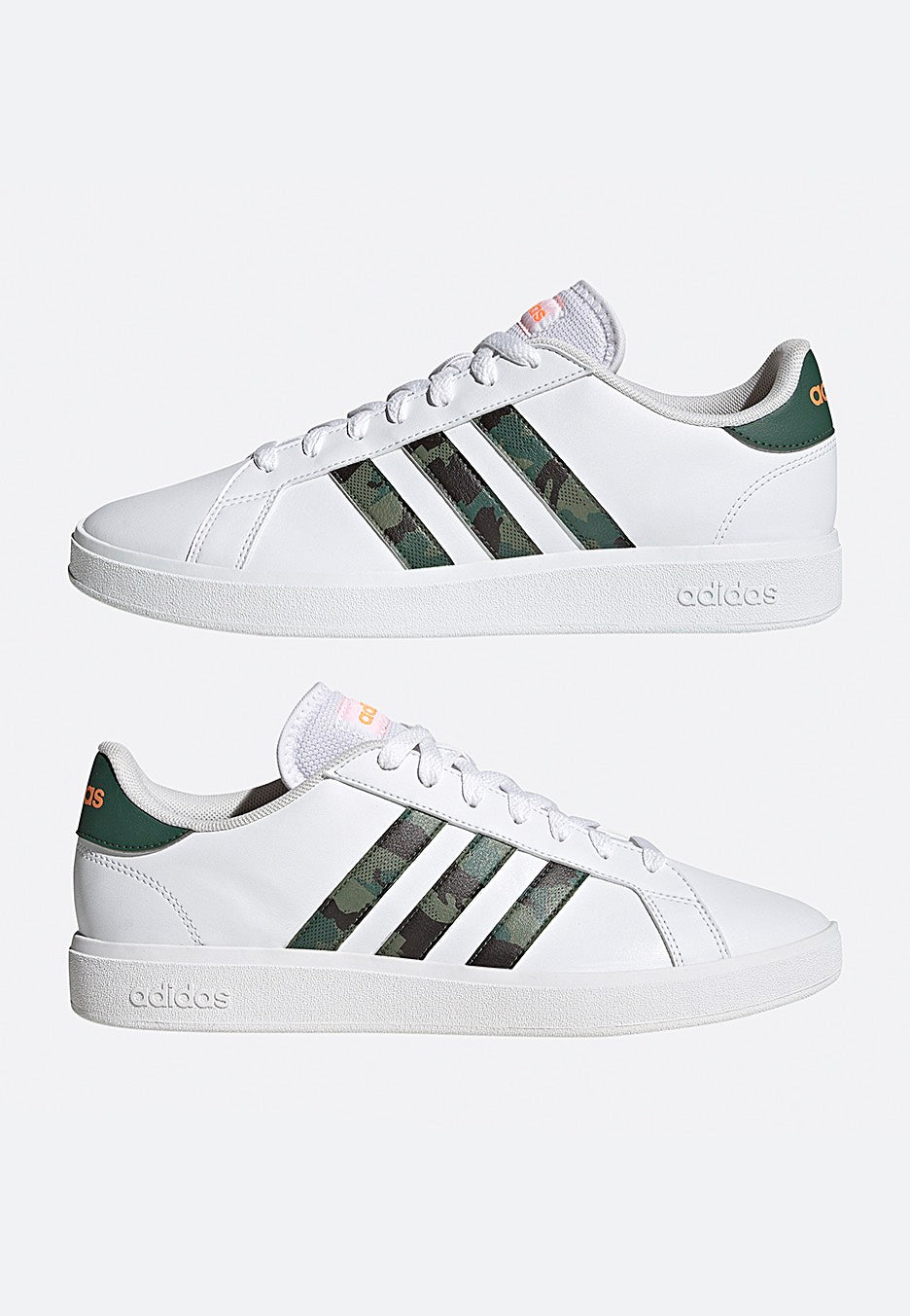 Adidas - Grand Court Base 2.0 Ftwwht/Ftwwht/Scrora - Shoes | Men-Image