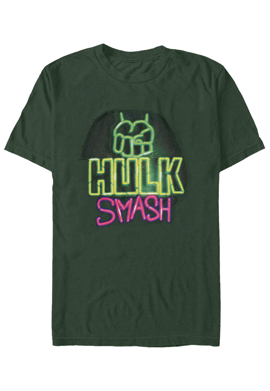 Hulk - Neon Hulk Smash Green - T-Shirt | Neutral-Image