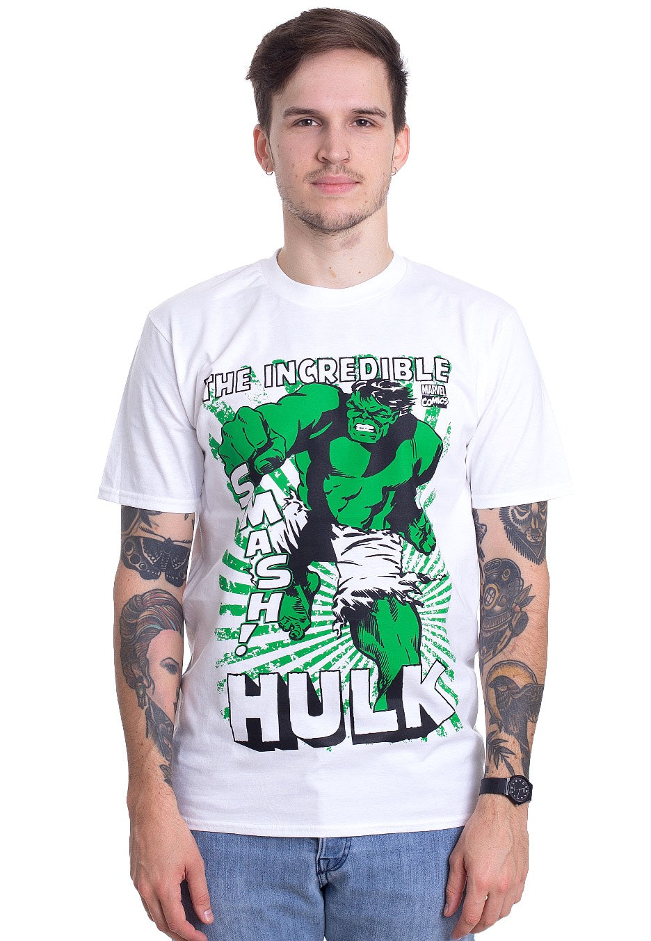 Hulk - Smash White - T-Shirt | Men-Image