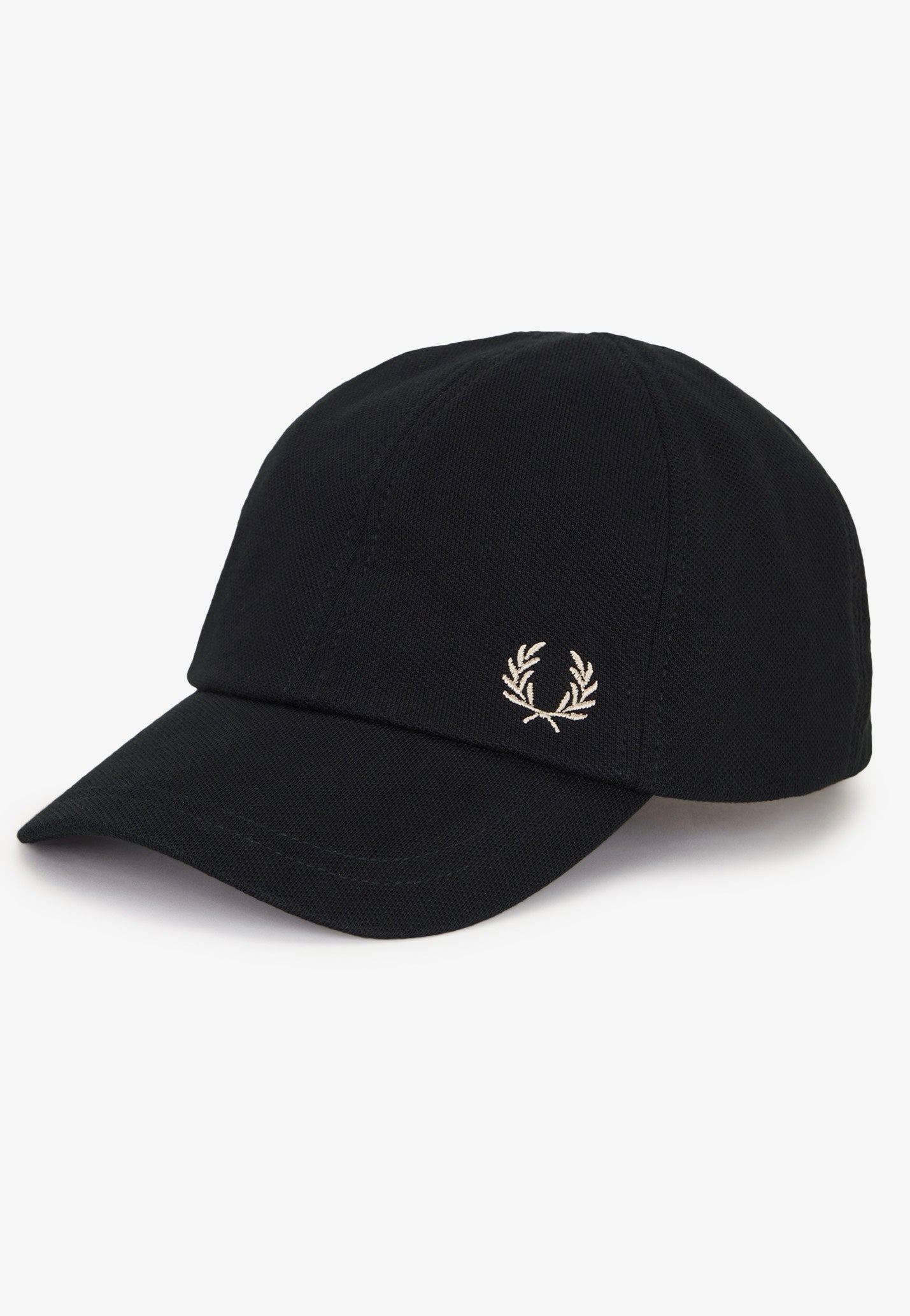 Fred Perry - Pique Classic Black/Warm Stone - Cap | Neutral-Image