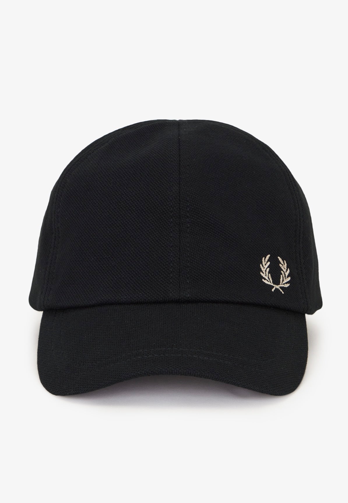 Fred Perry - Pique Classic Black/Warm Stone - Cap | Neutral-Image