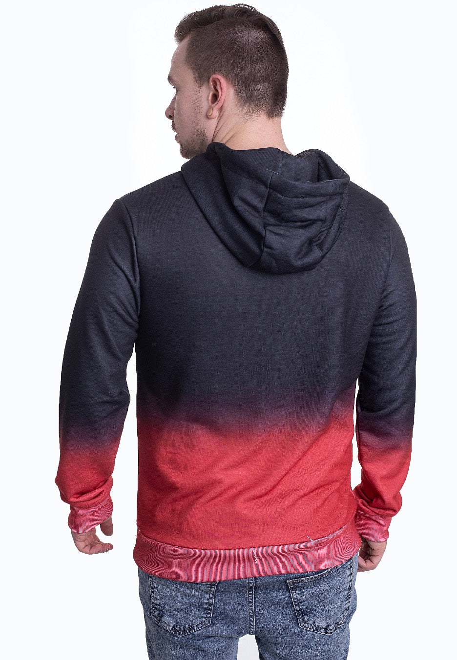 HYPE. - Fade Script Black/Red - Hoodie | Men-Image