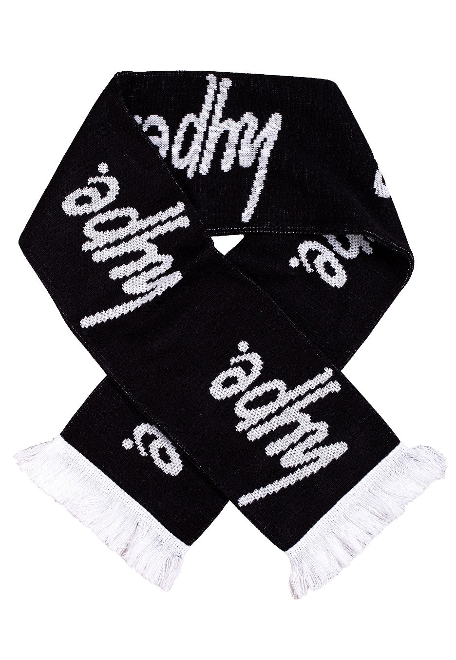 HYPE. - Mono Script Black/White - Scarf | Neutral-Image