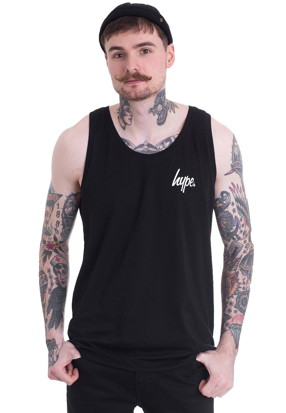 HYPE. - Panel Sporting Black/White - Tank | Men-Image