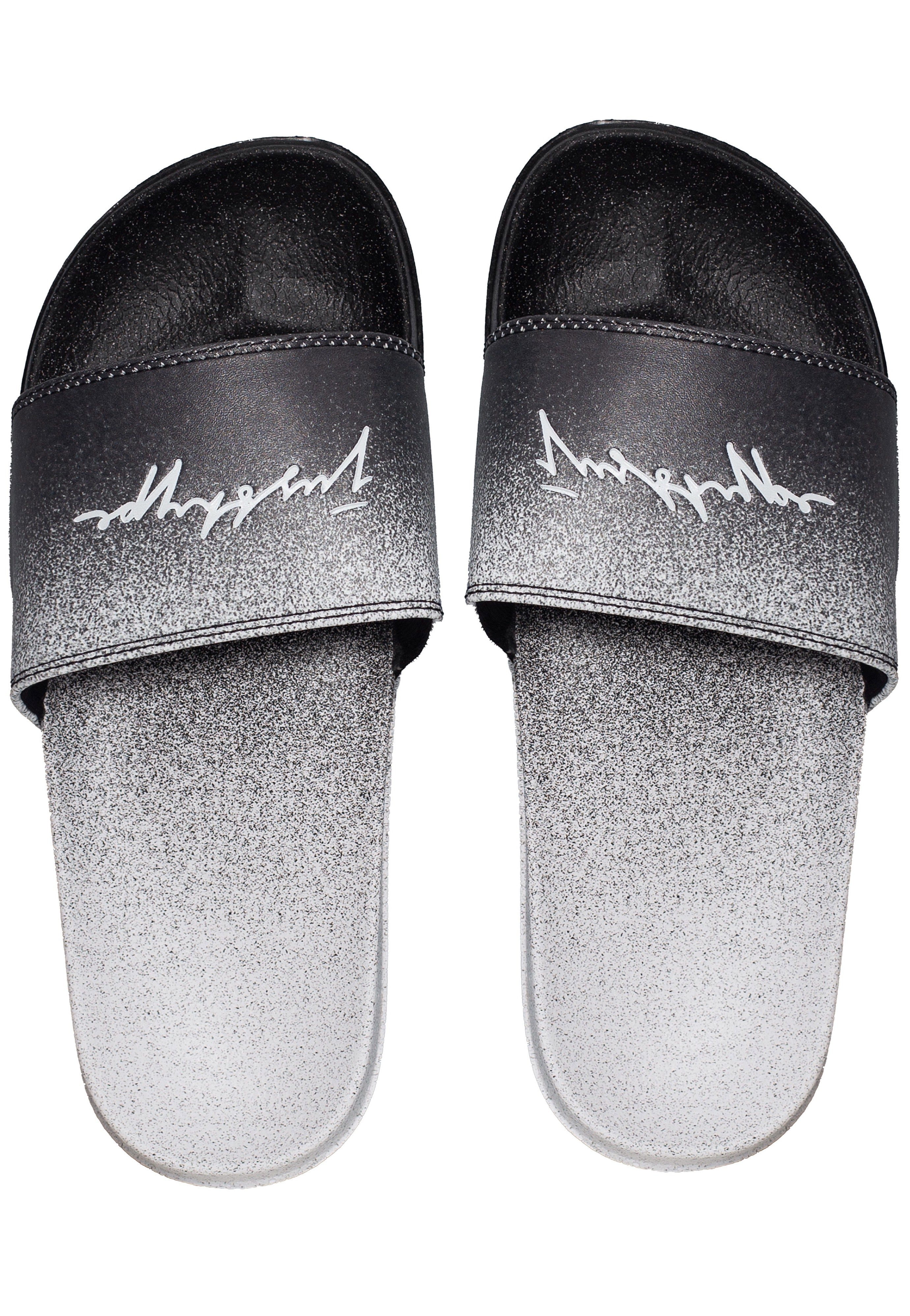 HYPE. - Speckle Signature Black/White - Slides | Men-Image