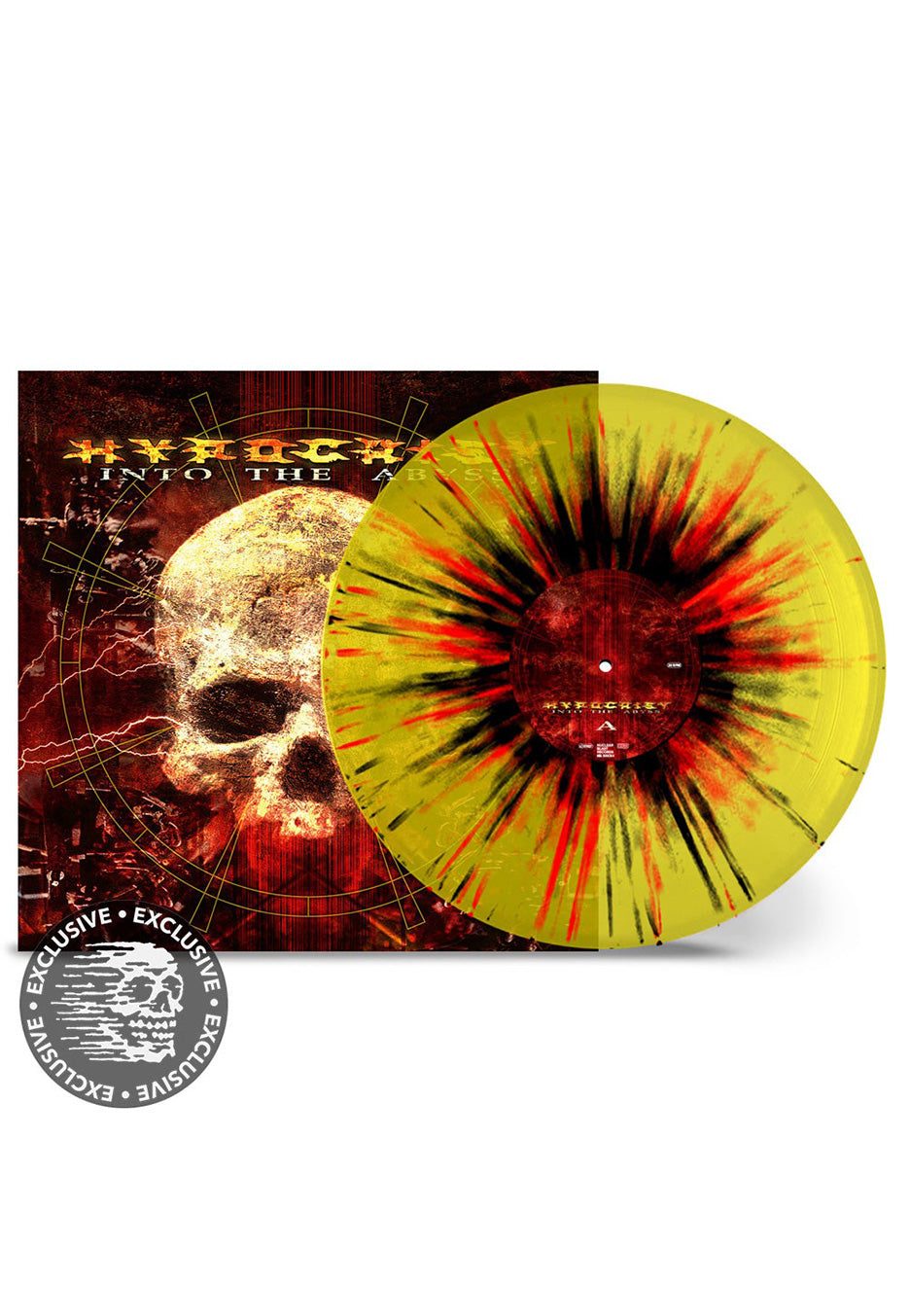 Hypocrisy - Into The Abyss (Remaster 2023) Transparent Yellow Red - Splattered Vinyl | Neutral-Image