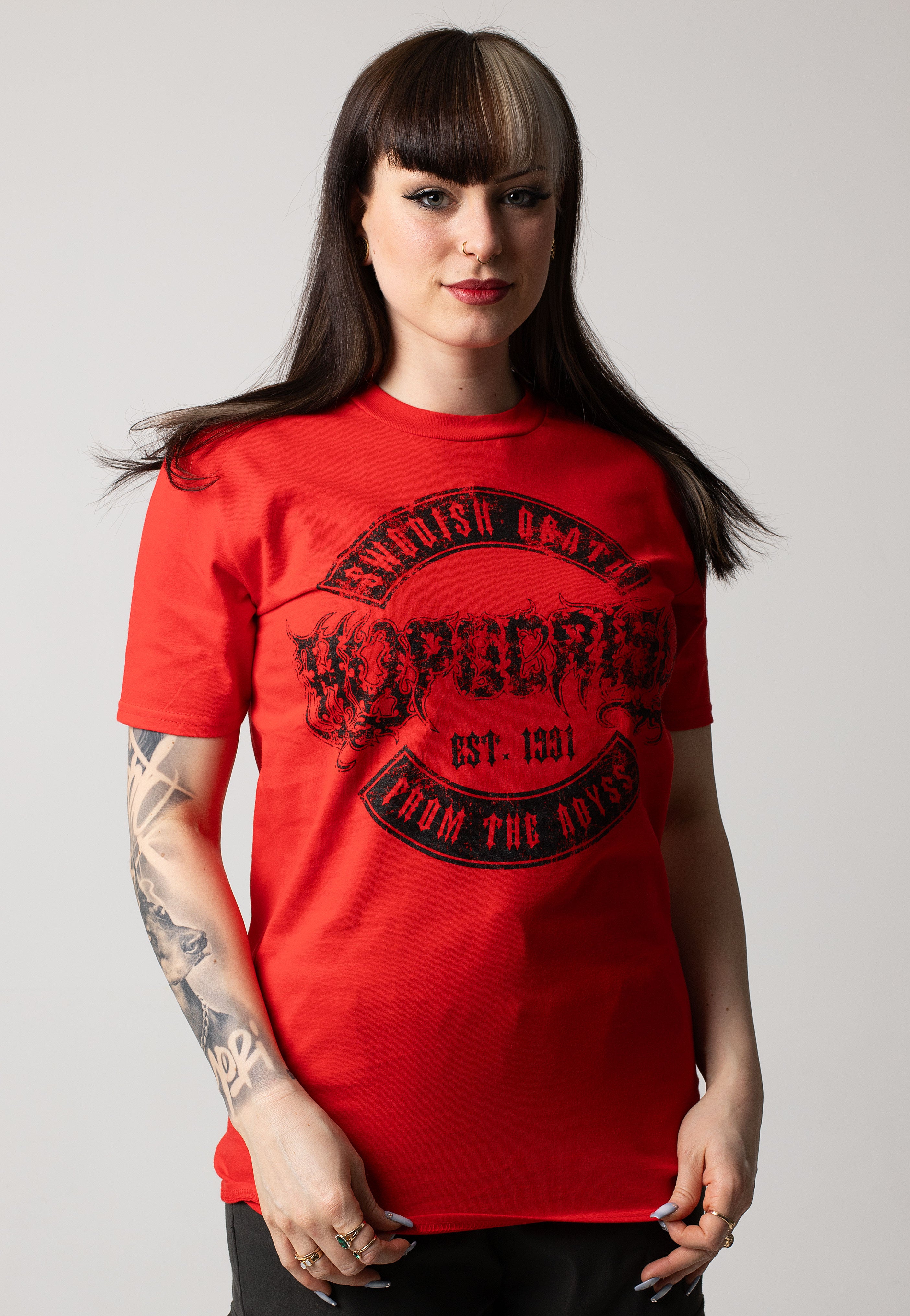 Hypocrisy - From The Abyss Red - T-Shirt | Women-Image