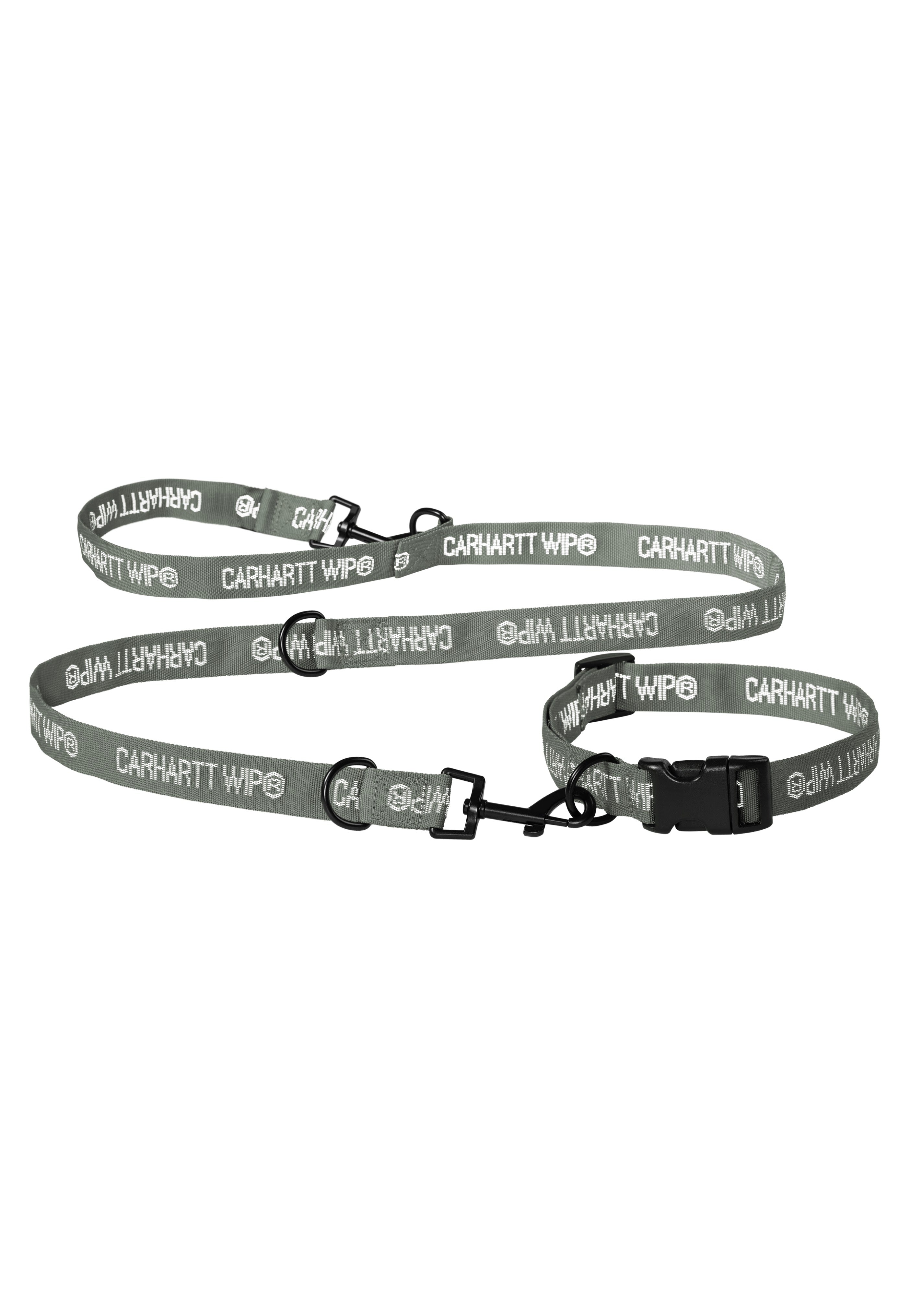 Carhartt WIP - Tour Dog Smoke Green/Reflective - Leash & Collar | Neutral-Image