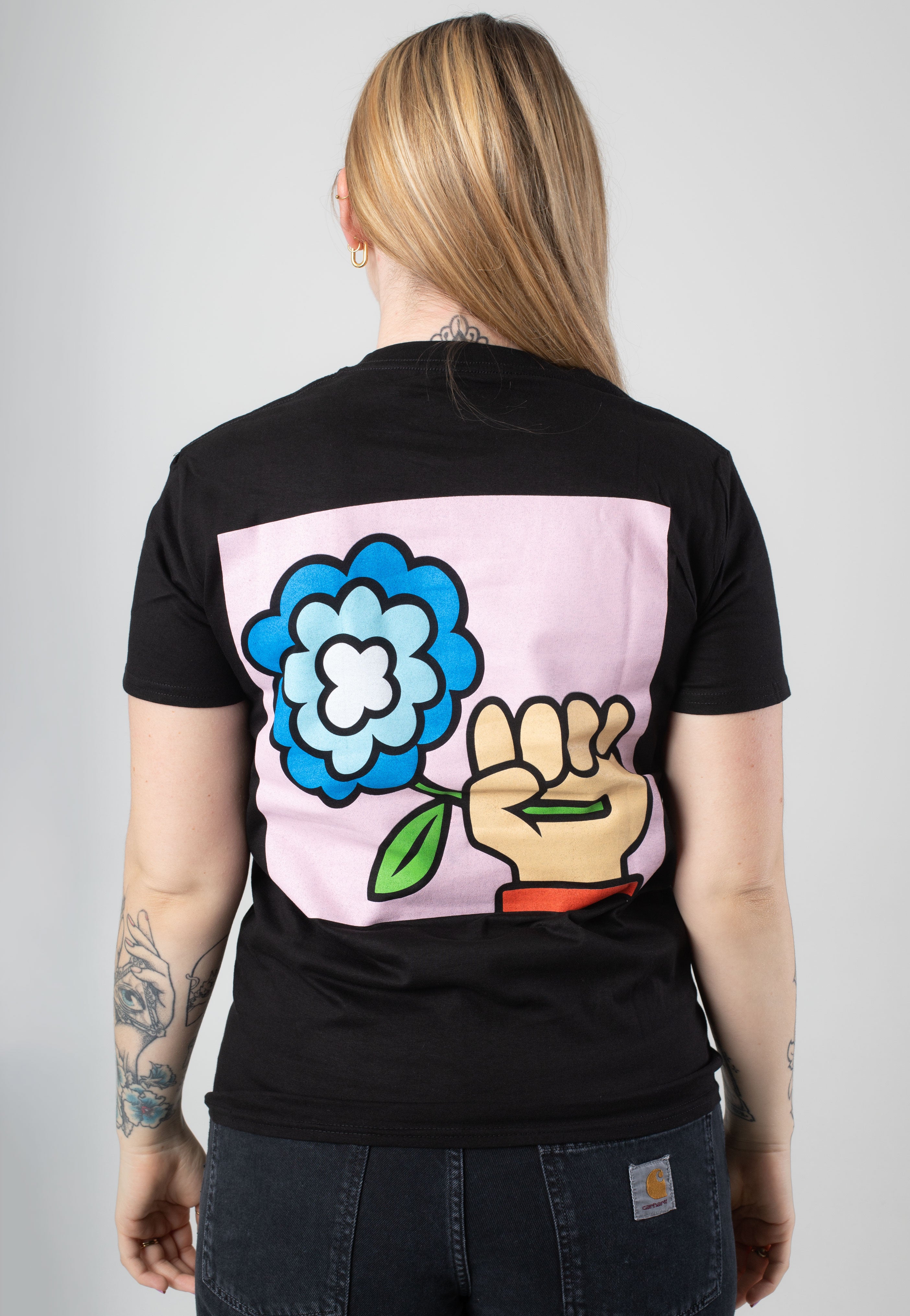 IDLES - Cartoon Flower - T-Shirt | Women-Image