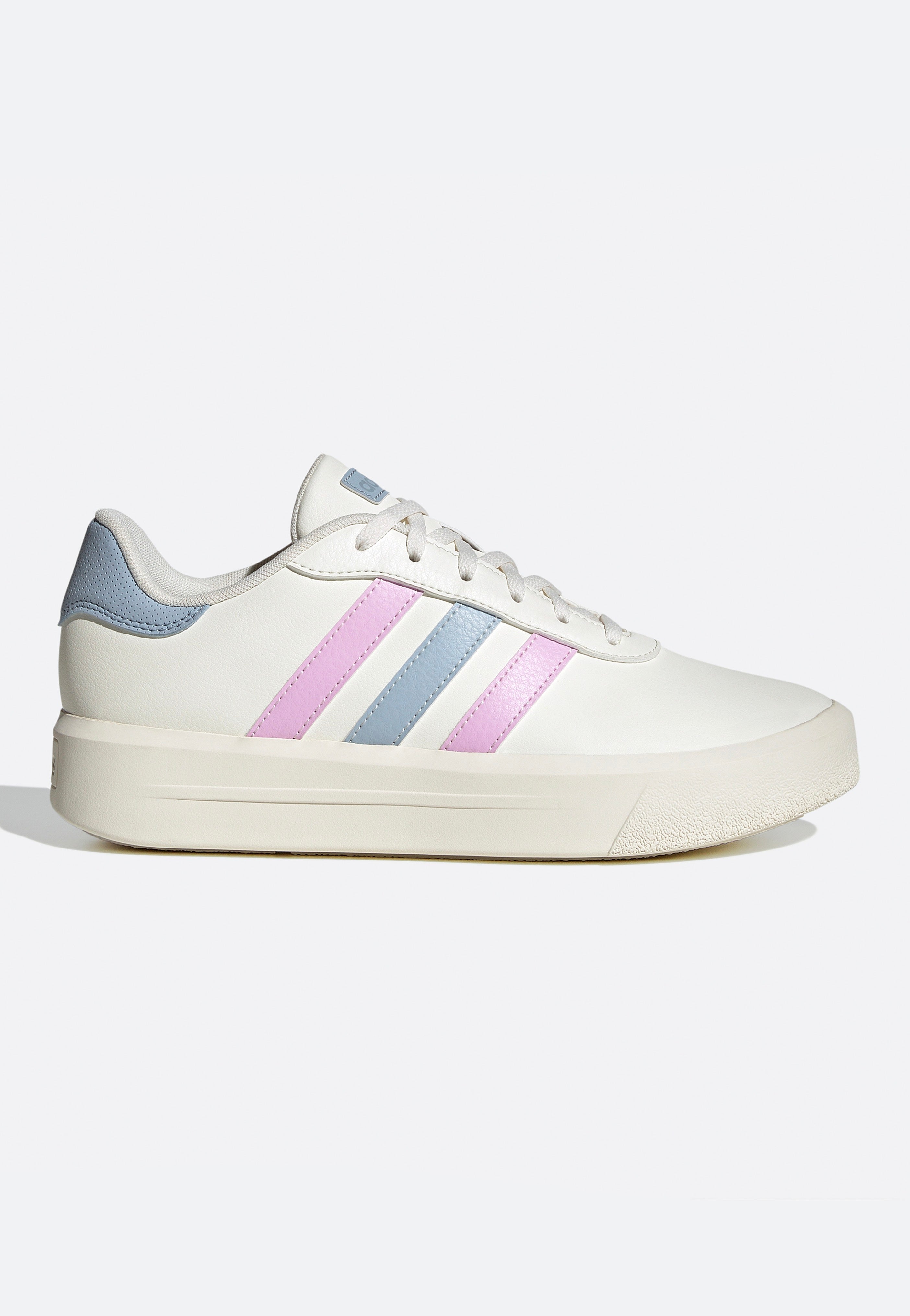 Adidas - Court Platform Owhite/Blilil/Wonblu - Girl Shoes | Women-Image