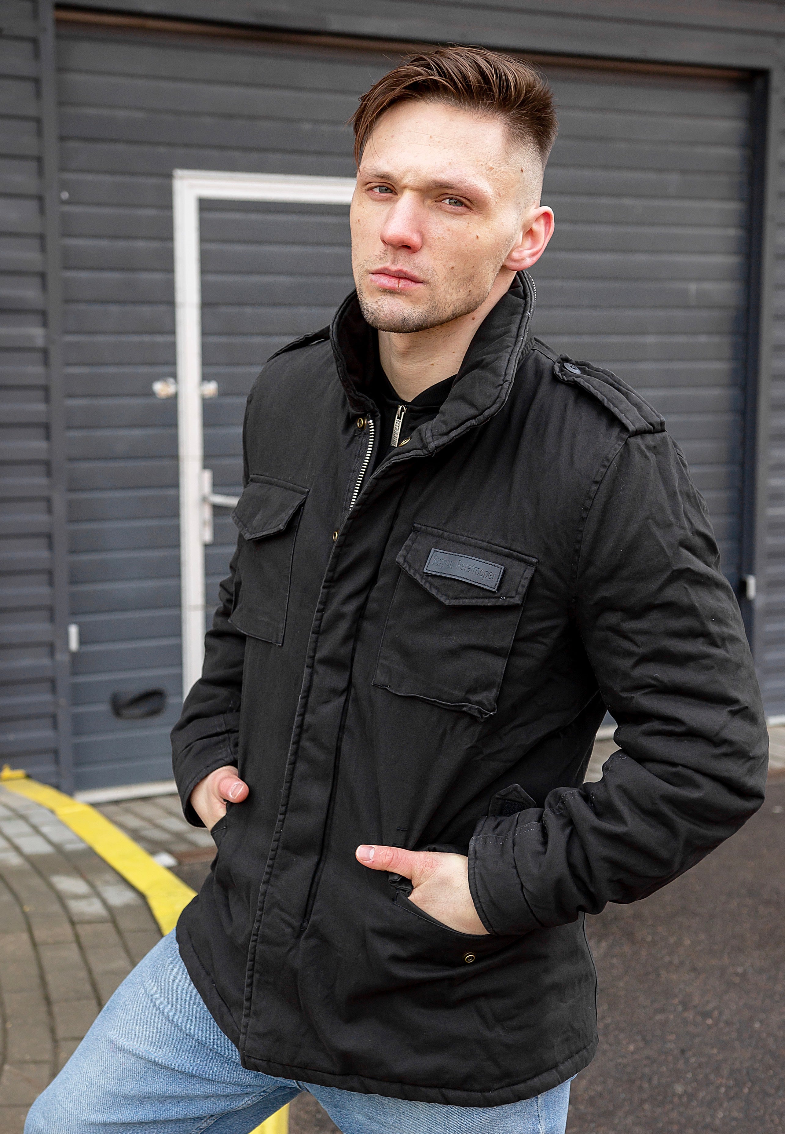 Surplus - Paratrooper Black - Jacket | Men-Image