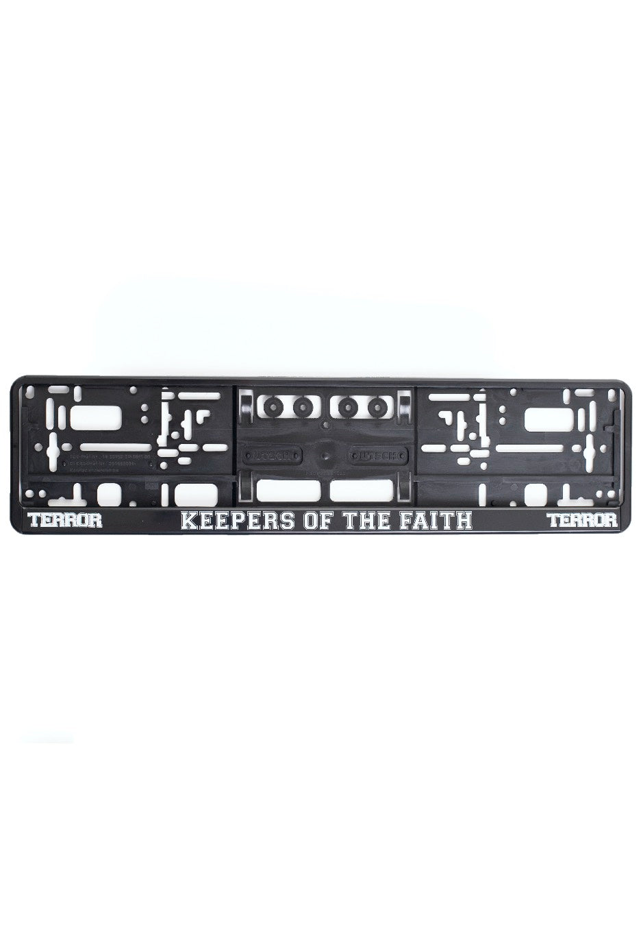 Terror - Keepers Of The Faith - Licence Plate Holder | Neutral-Image