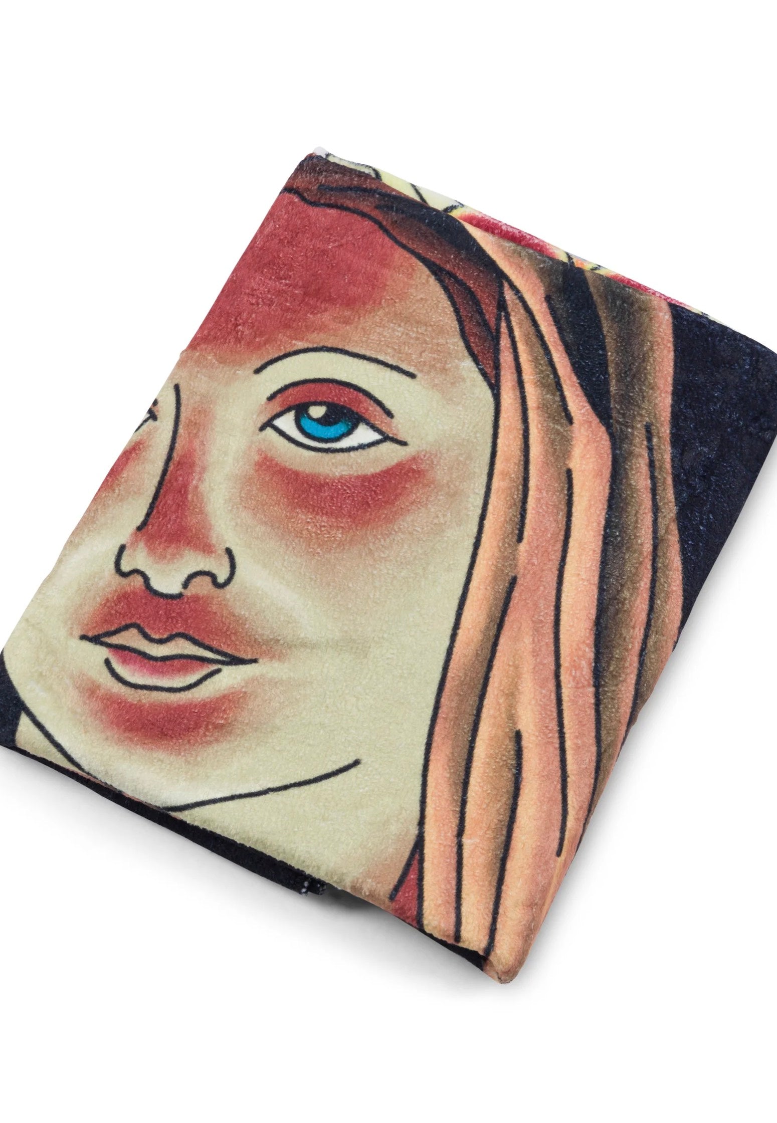 RIPNDIP - Mother Mary Fleece Black - Blanket | Neutral-Image