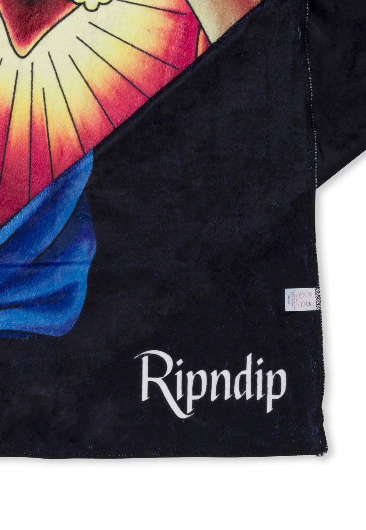 RIPNDIP - Mother Mary Fleece Black - Blanket | Neutral-Image