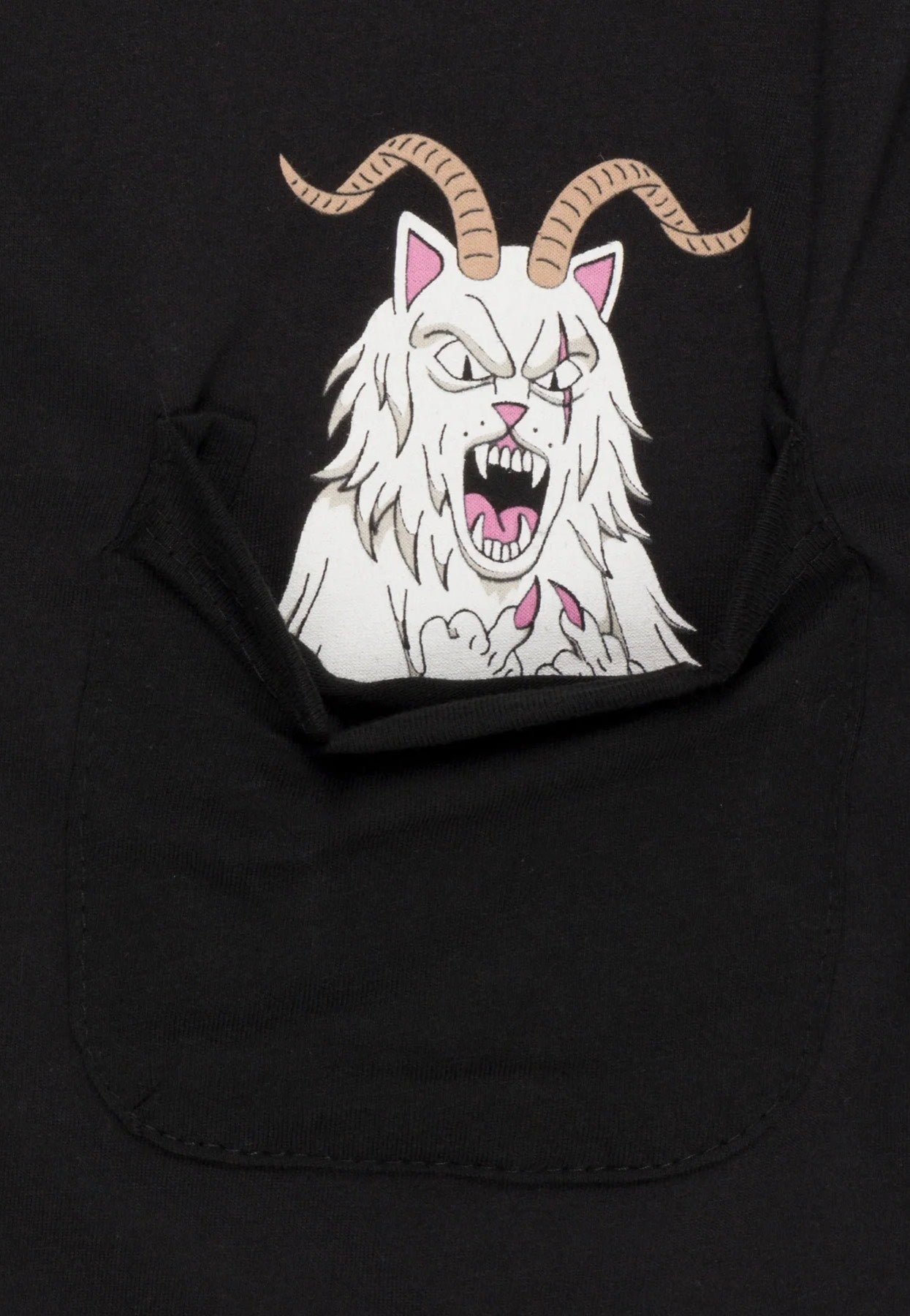 RIPNDIP - Krampus Nerm Pocket Black - T-Shirt | Men-Image