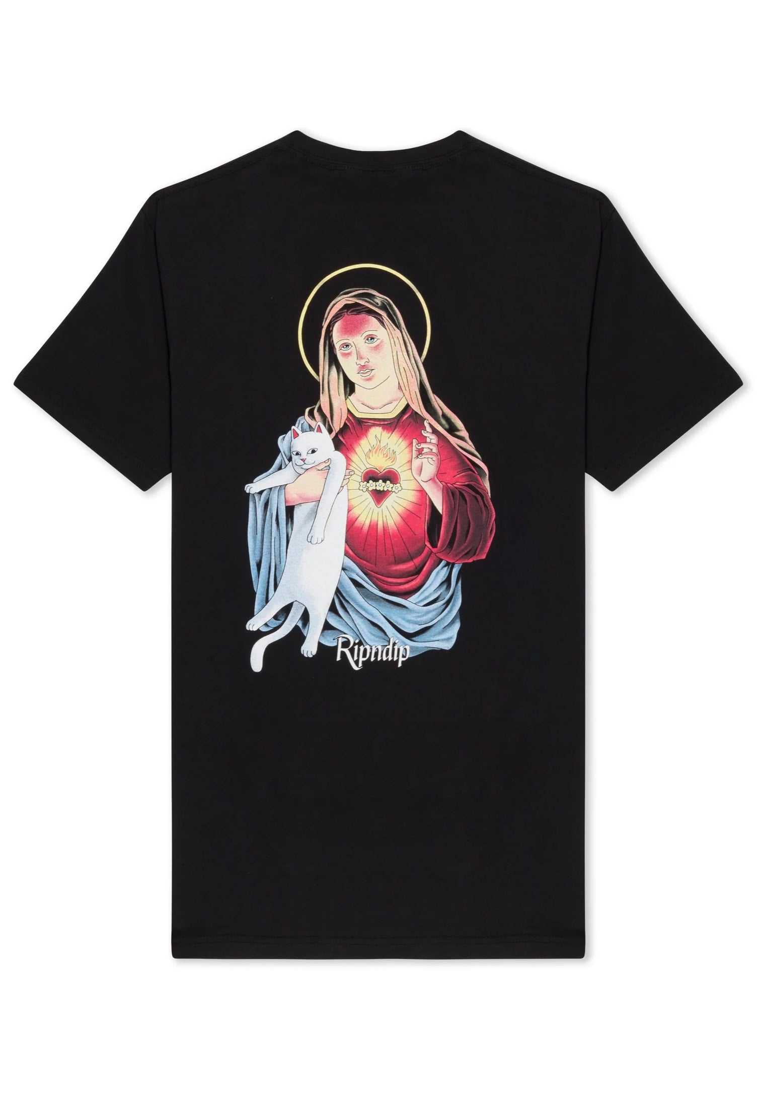 RIPNDIP - Mother Mary Black - T-Shirt | Men-Image