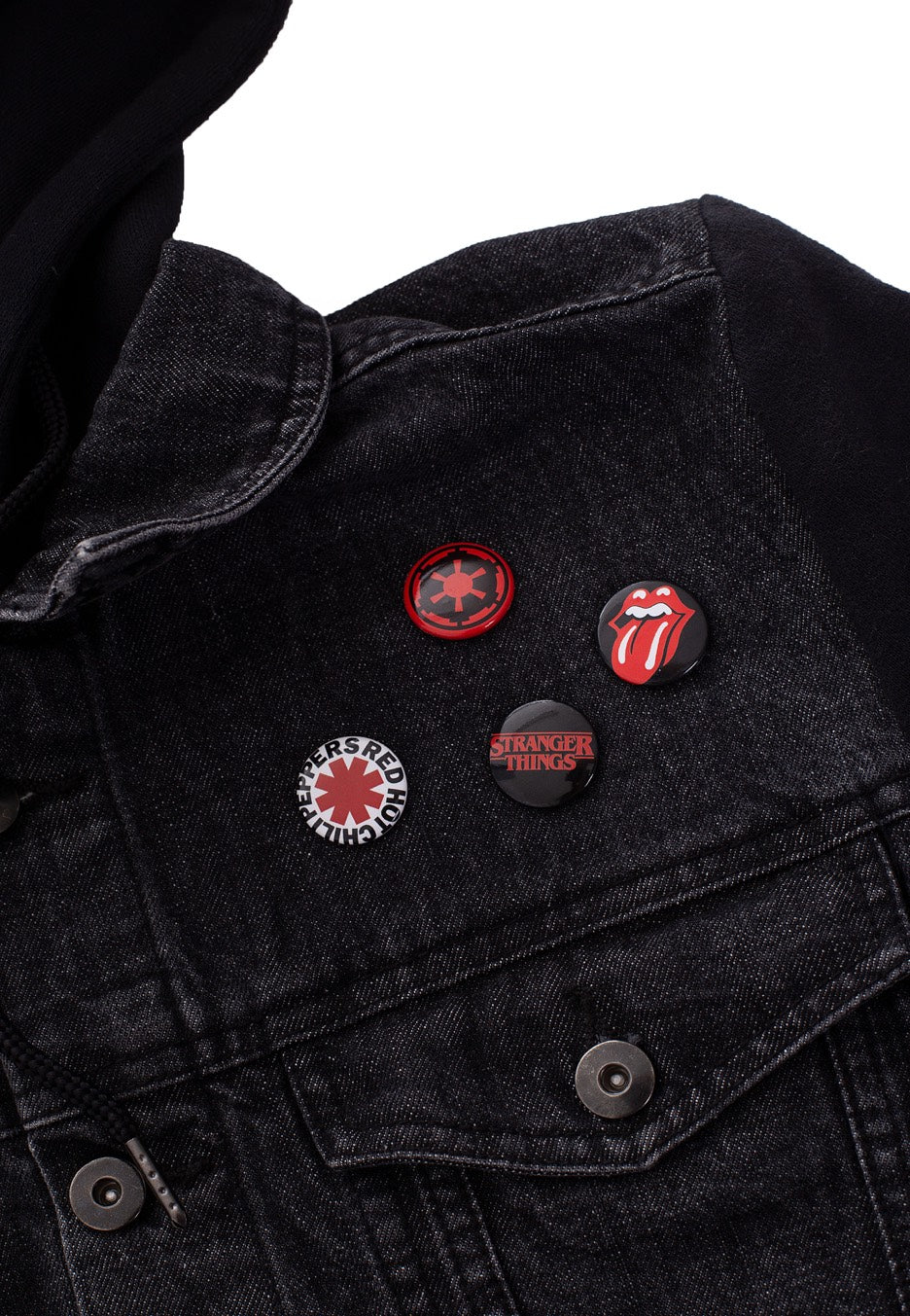 The Rolling Stones - Lips - Button | Neutral-Image