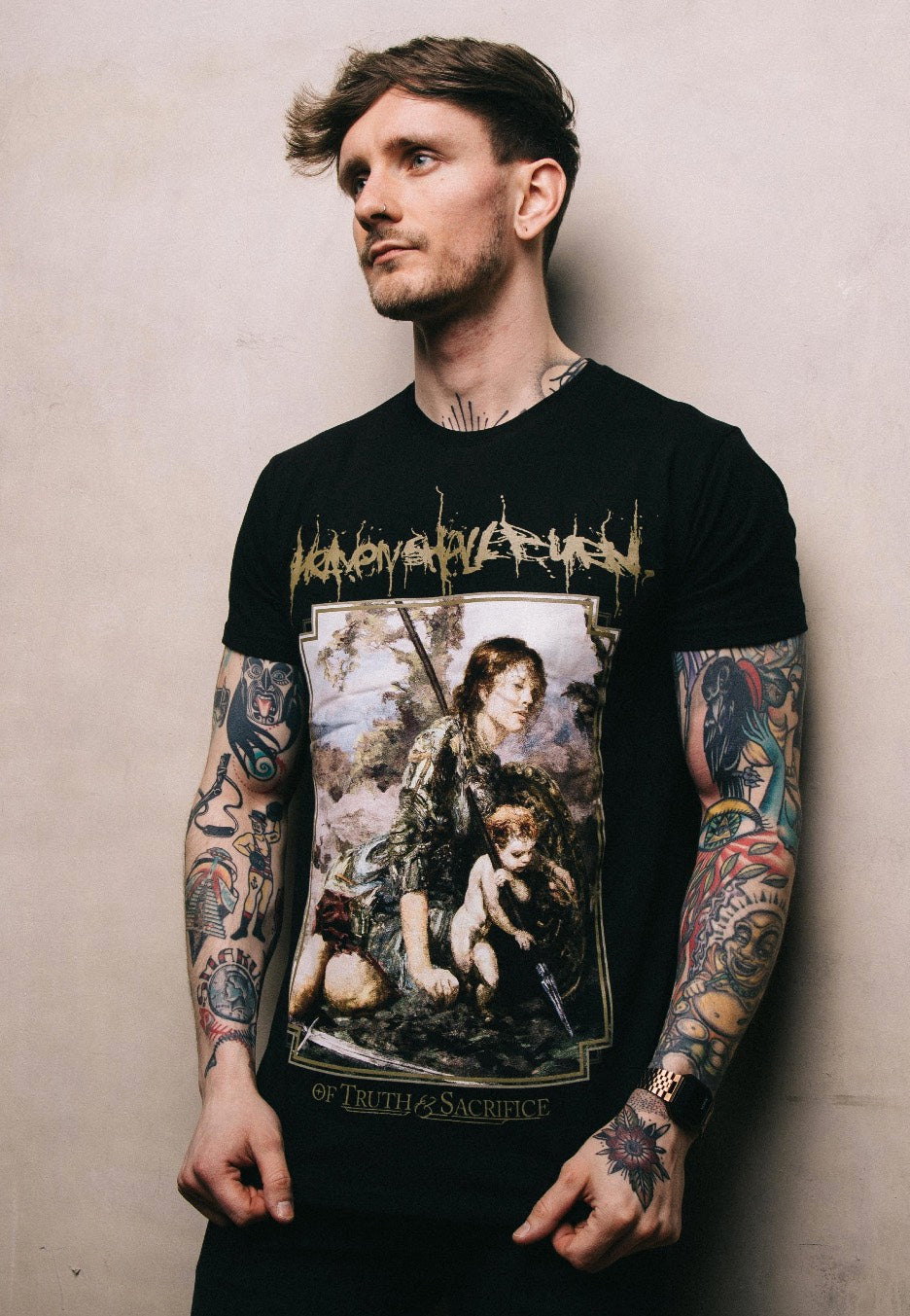 Heaven Shall Burn - Of Truth And Sacrifice Cover - T-Shirt | Men-Image