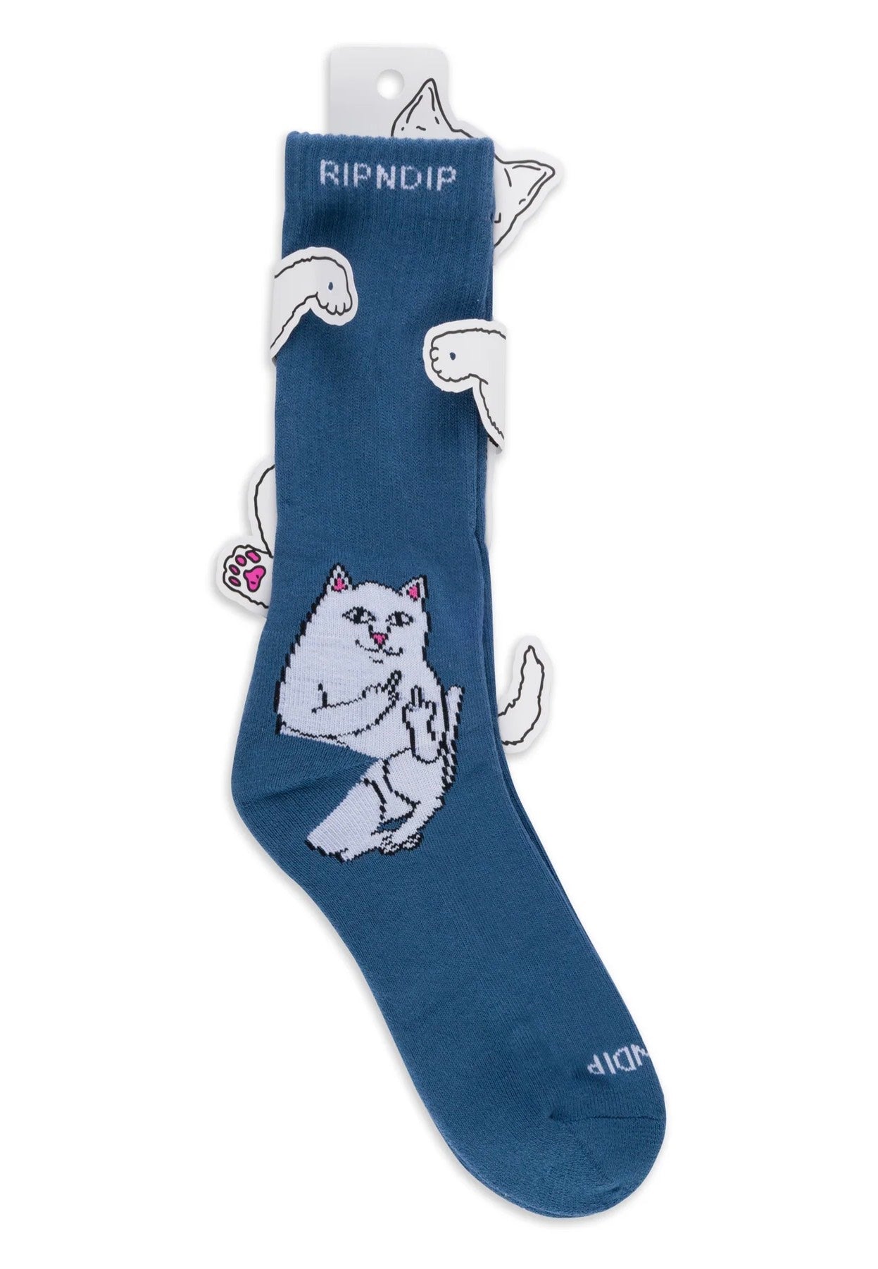 RIPNDIP - Lord Nermal Slate Heather - Socks | Neutral-Image