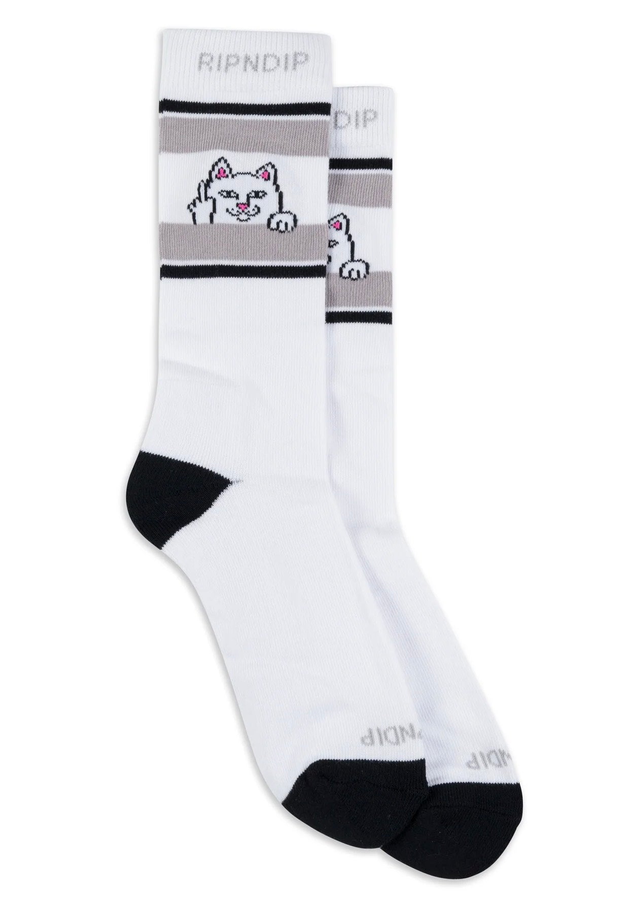 RIPNDIP - Peeking Nermal White - Socks | Neutral-Image