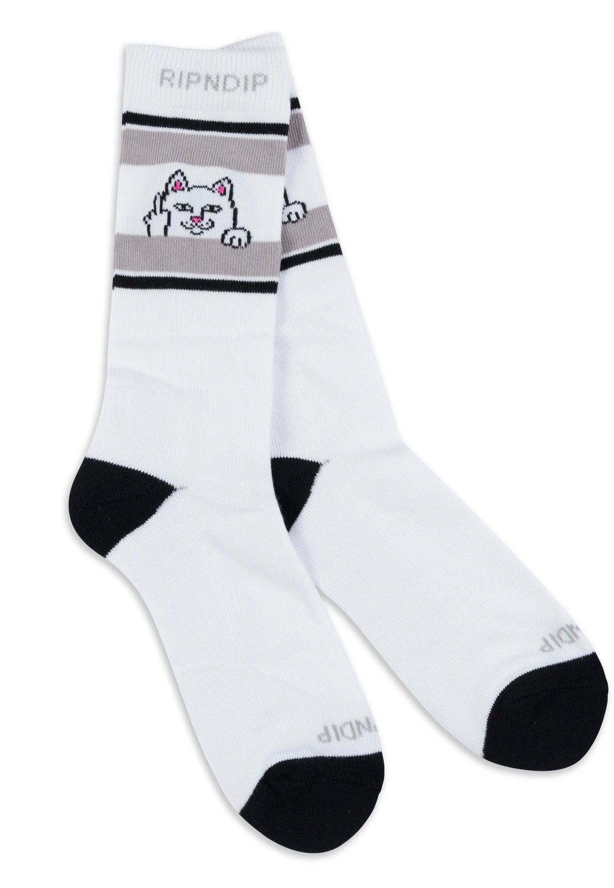 RIPNDIP - Peeking Nermal White - Socks | Neutral-Image