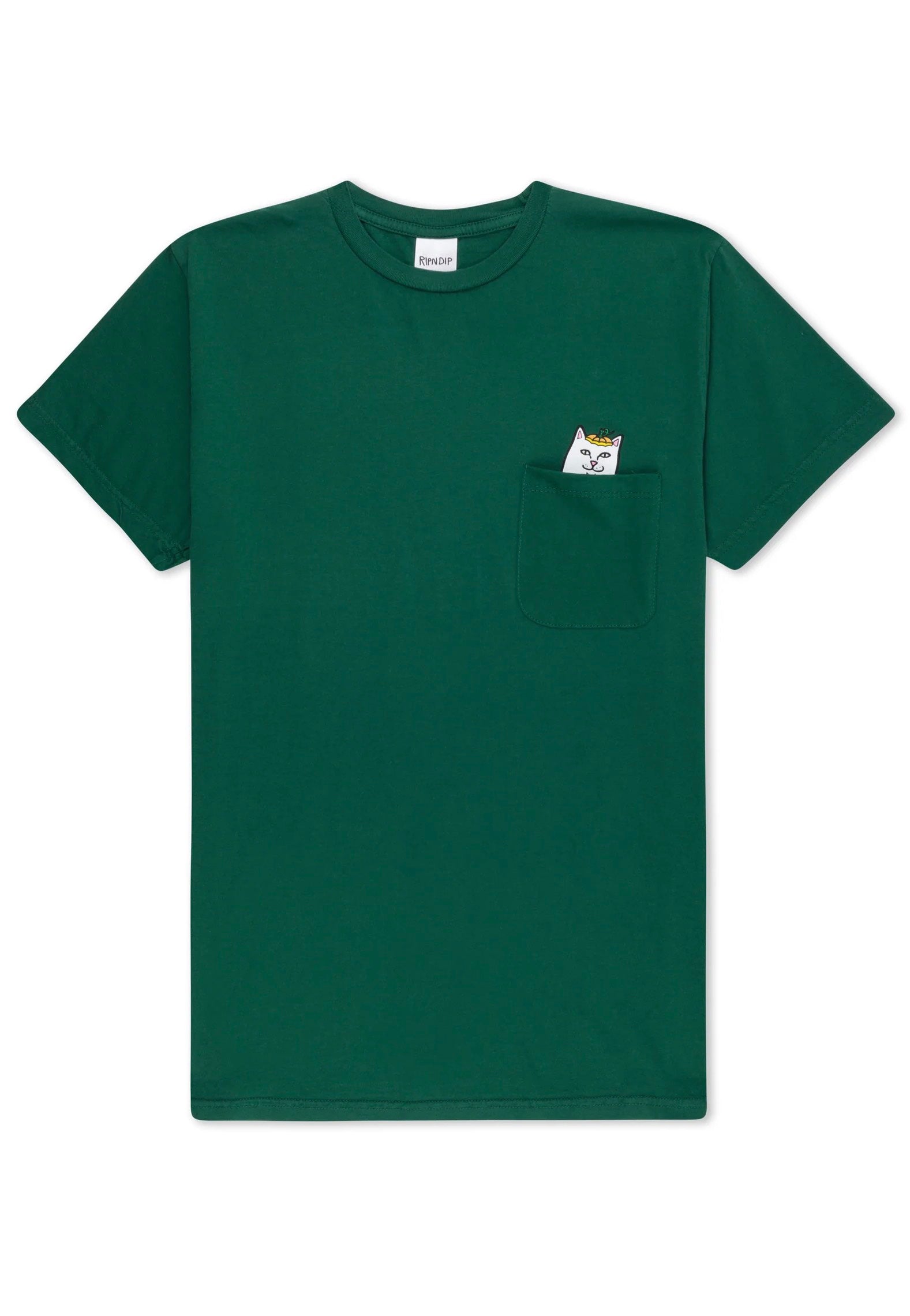 RIPNDIP - Pumkin Nerm Pocket Hunter Green - T-Shirt | Men-Image