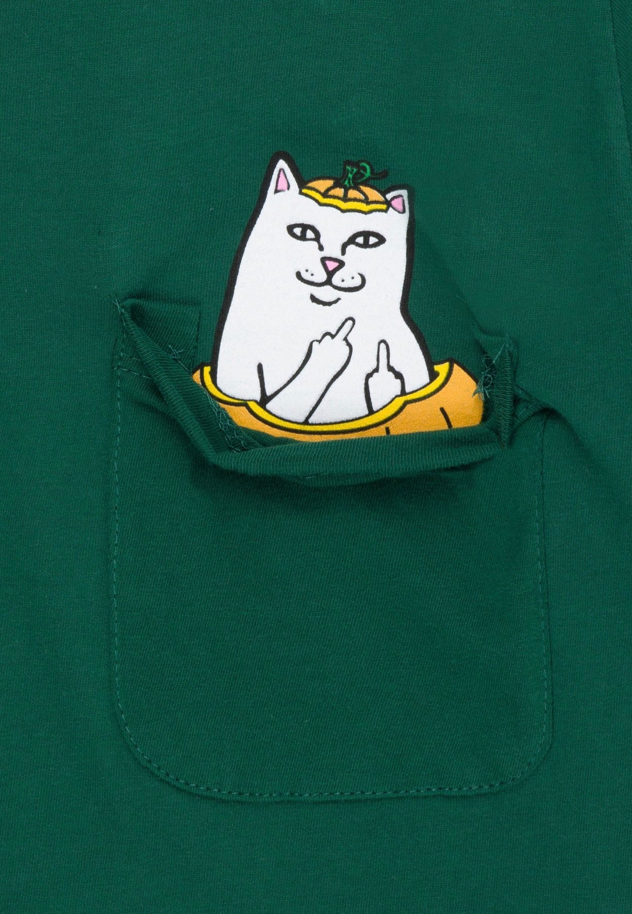 RIPNDIP - Pumkin Nerm Pocket Hunter Green - T-Shirt | Men-Image