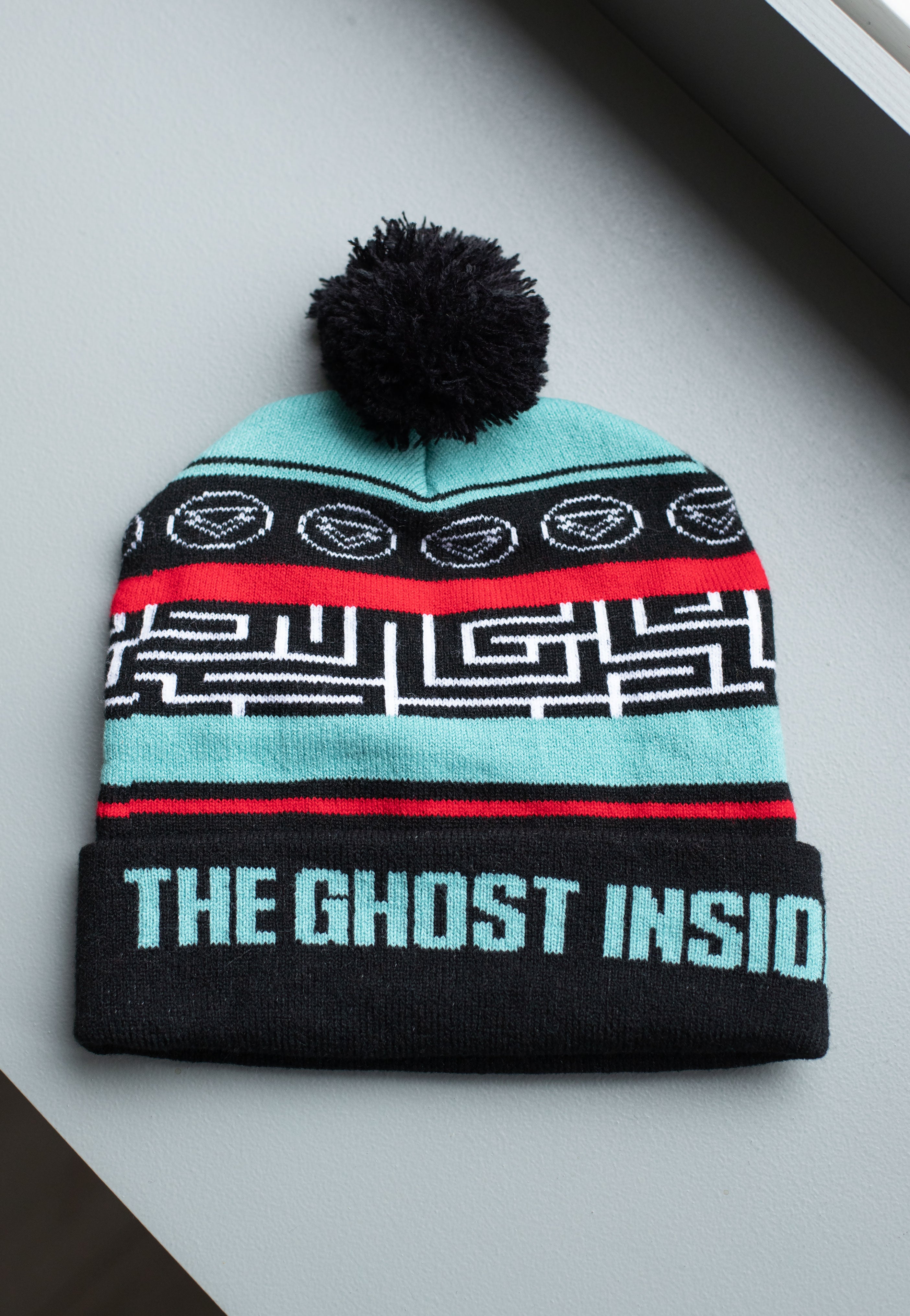 The Ghost Inside - Searching for Solace Winter Knit - Beanie | Neutral-Image