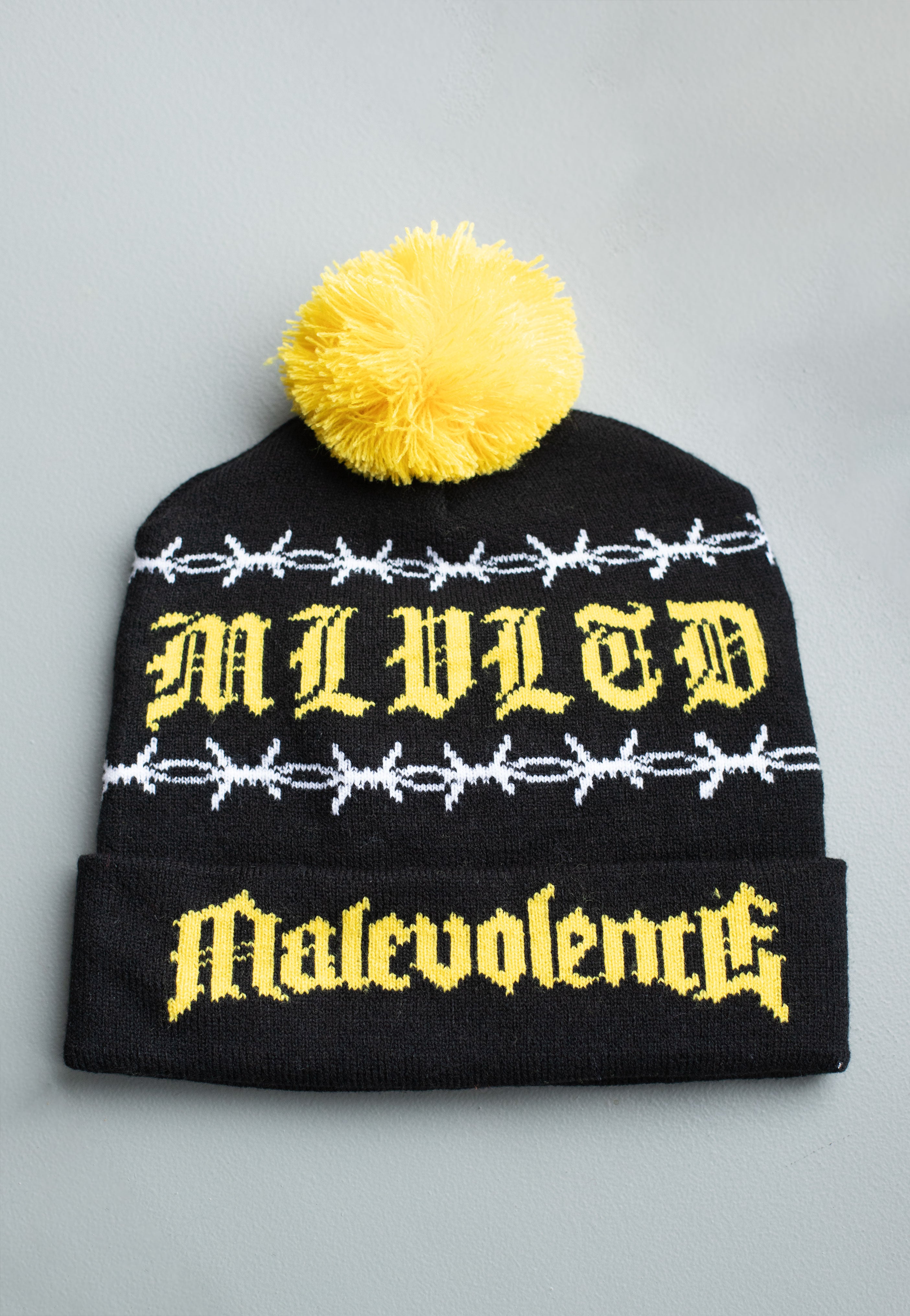 Malevolence - Logo Winter Knit - Beanie | Neutral-Image