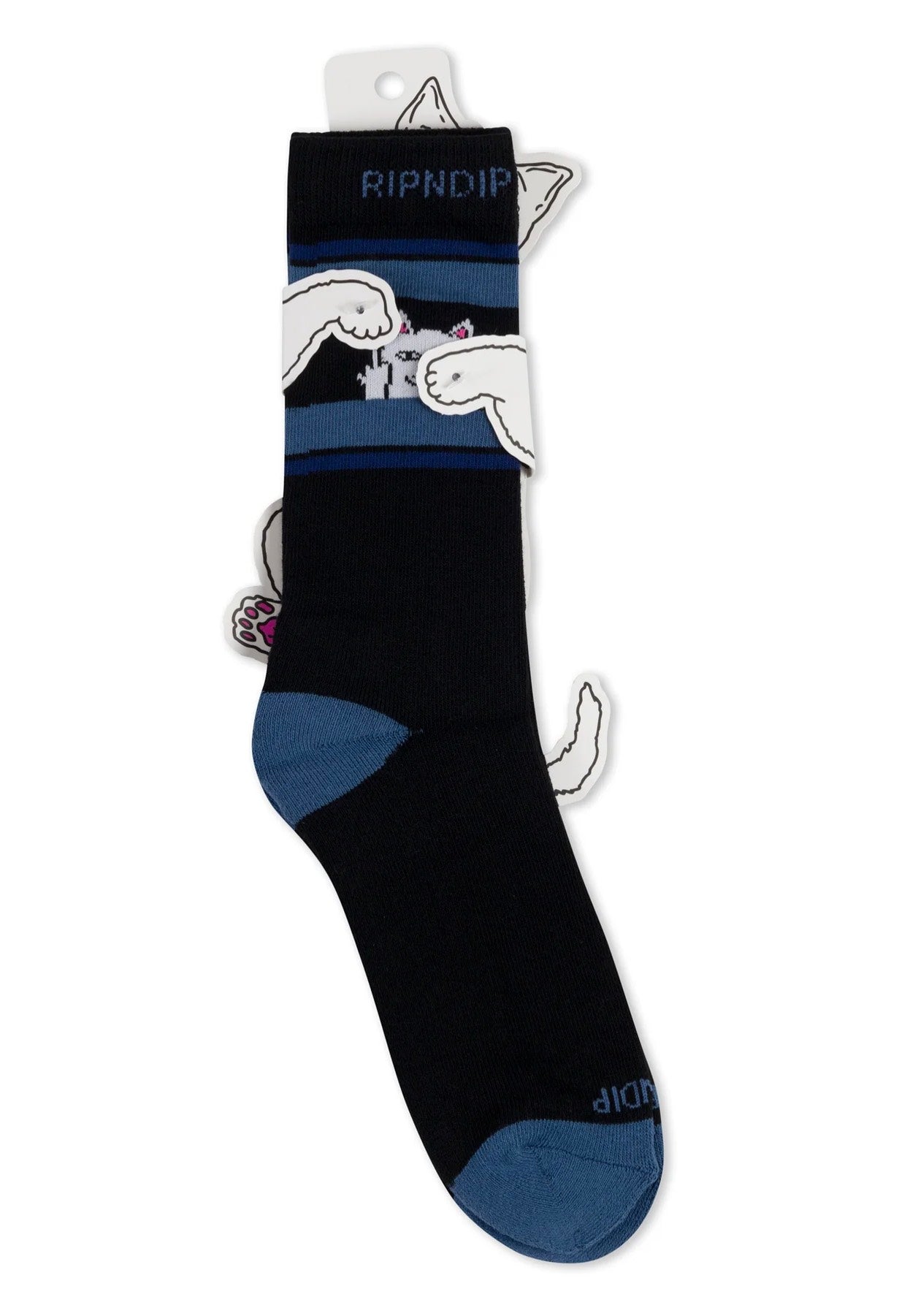 RIPNDIP - Peeking Nermal Black/Slate - Socks | Neutral-Image