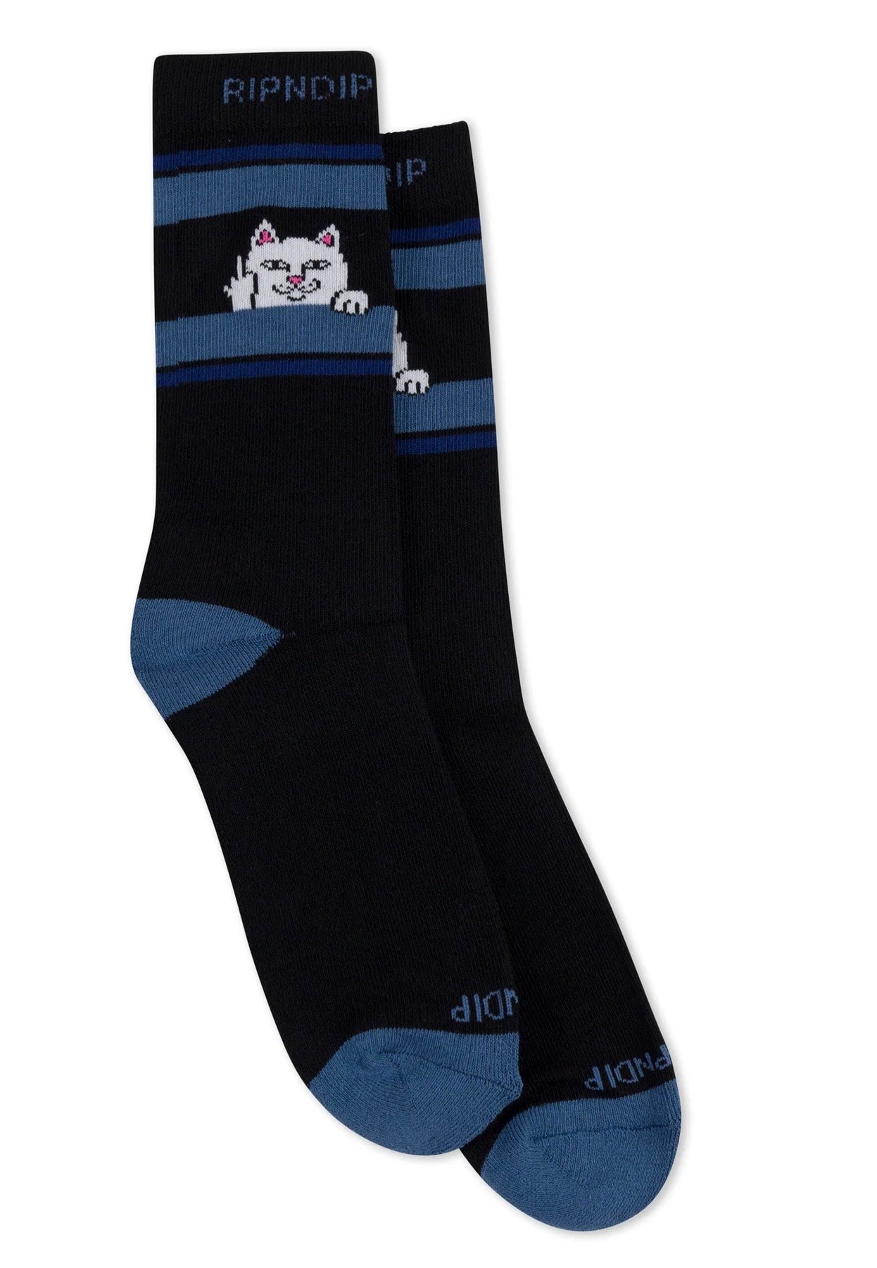 RIPNDIP - Peeking Nermal Black/Slate - Socks | Neutral-Image