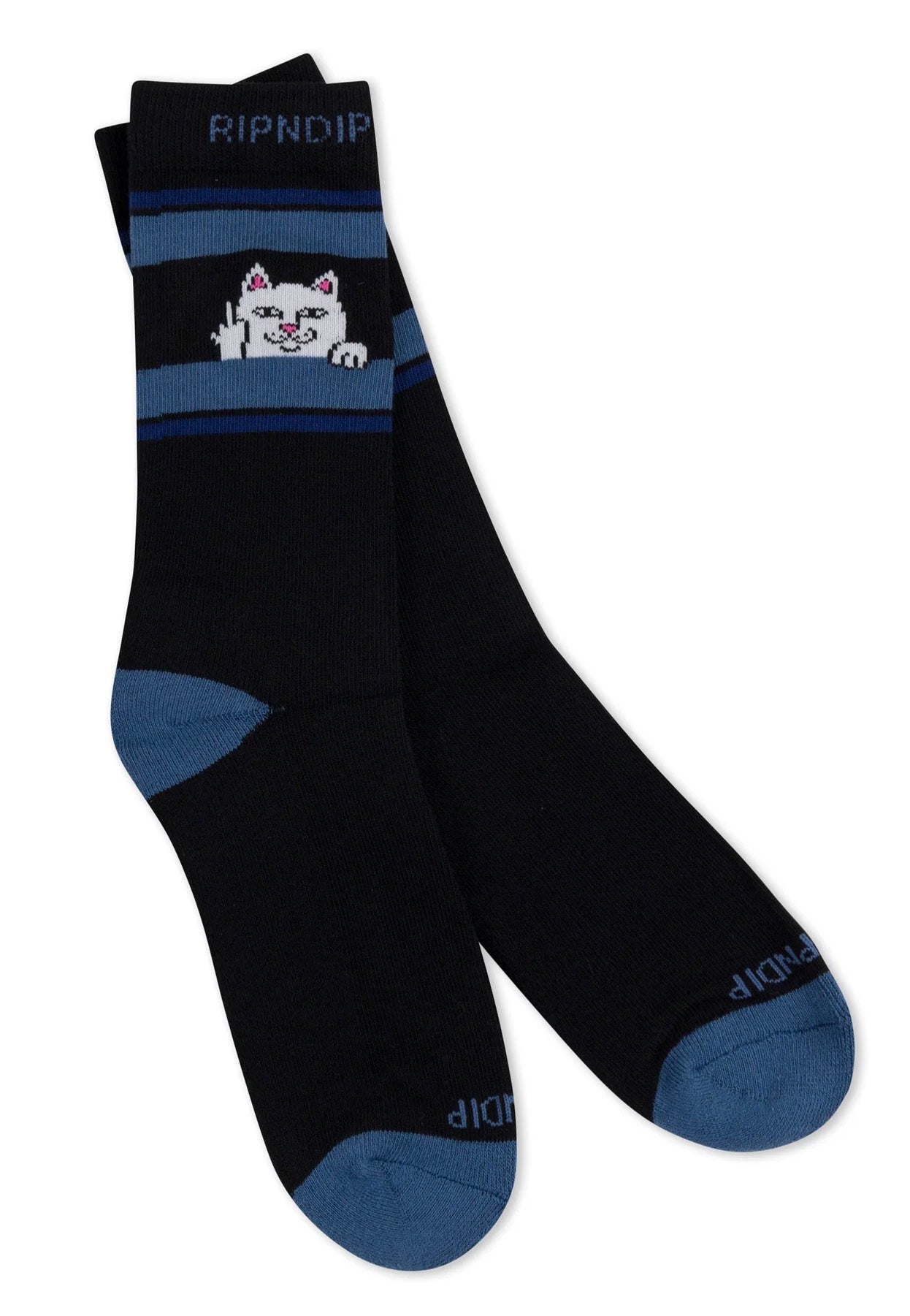 RIPNDIP - Peeking Nermal Black/Slate - Socks | Neutral-Image