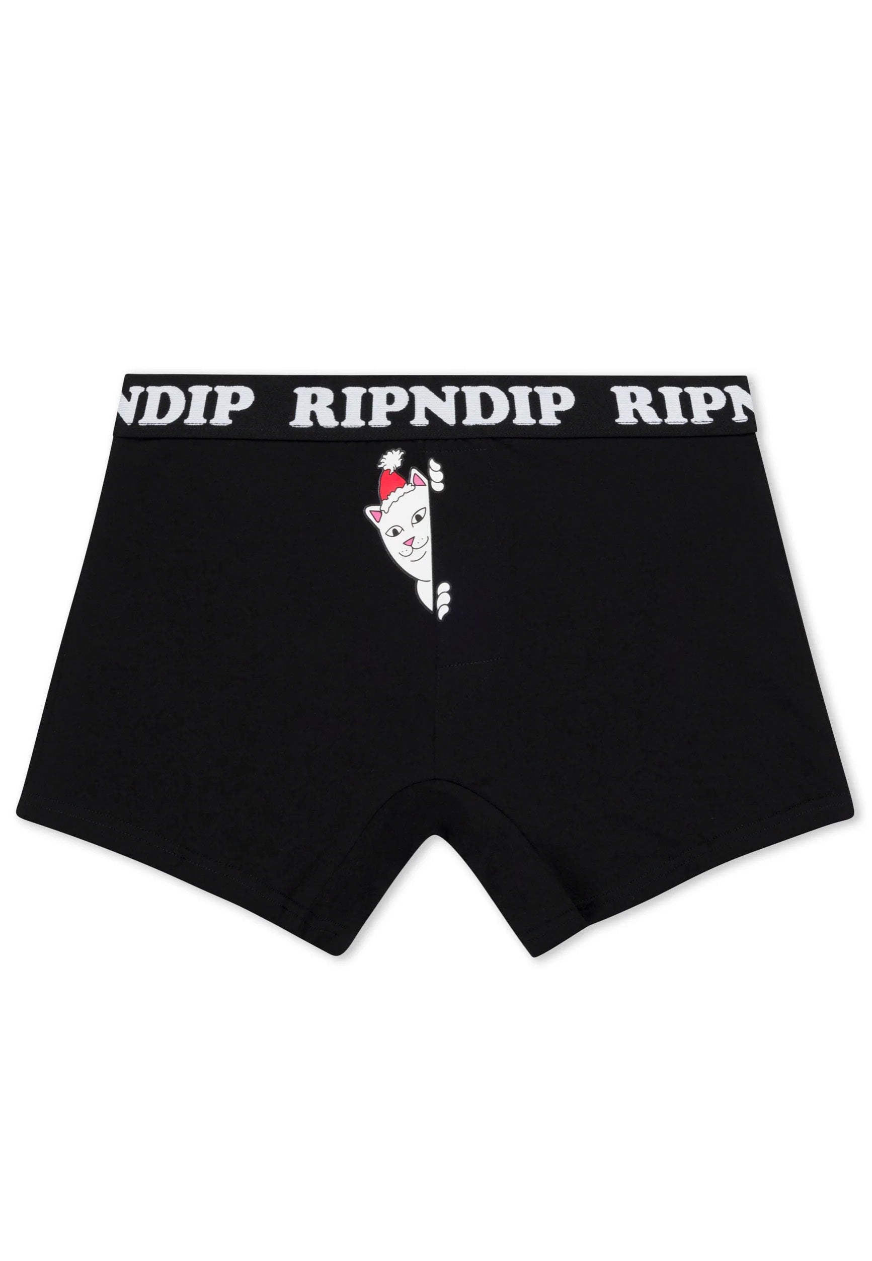 RIPNDIP - Peeking Santa Nerm Black - Boxershorts | Men-Image