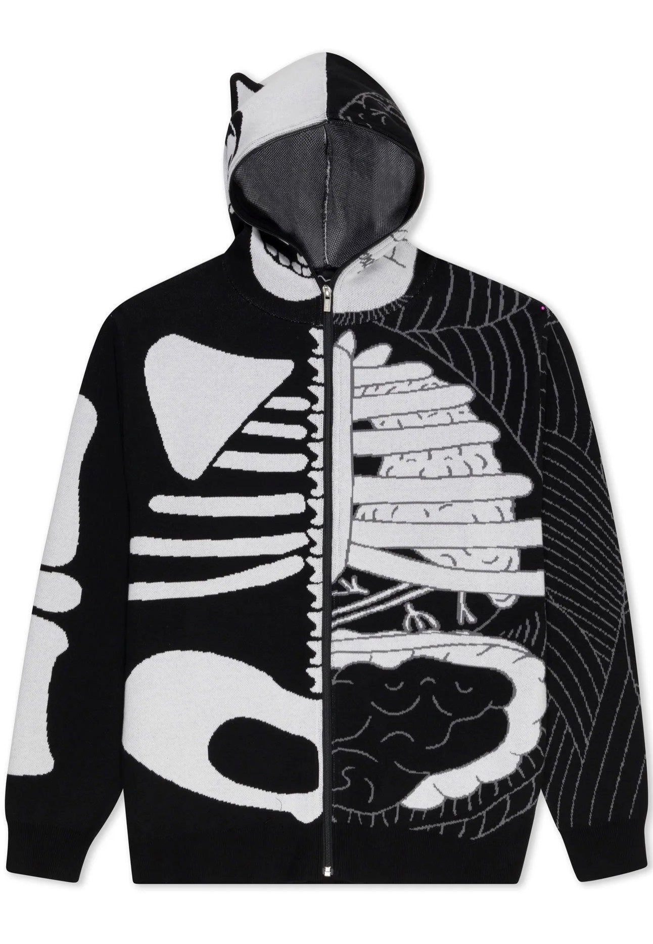 RIPNDIP - Skelly Nerm Black/White - Zipper | Men-Image