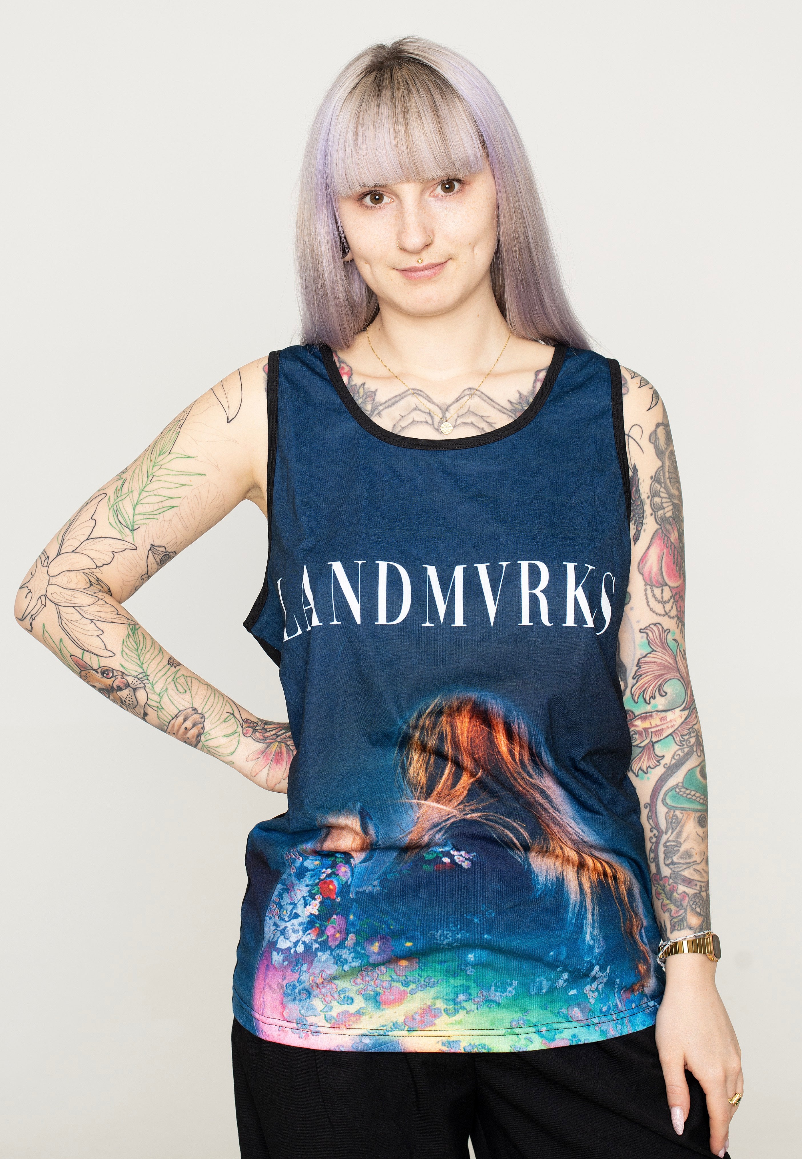 Landmvrks - Lost In The Waves Allover - Tank | Women-Image