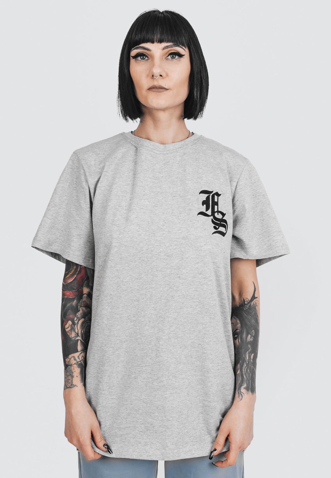 The Frost Wear - Imperial Logo Heather Grey - T-Shirt | Women-Image