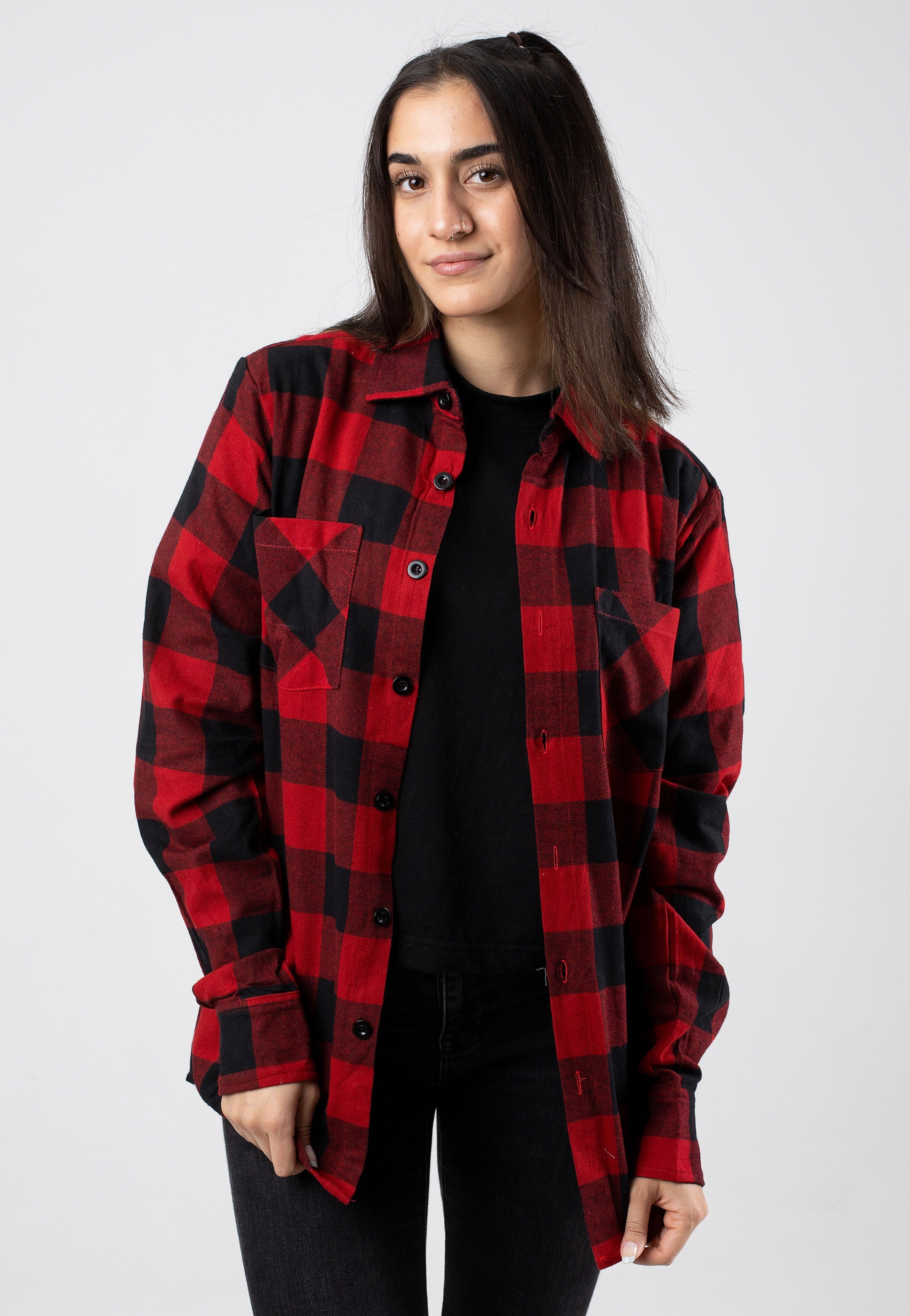 Impericon - Flanell Black/Red - Shirt | Women-Image