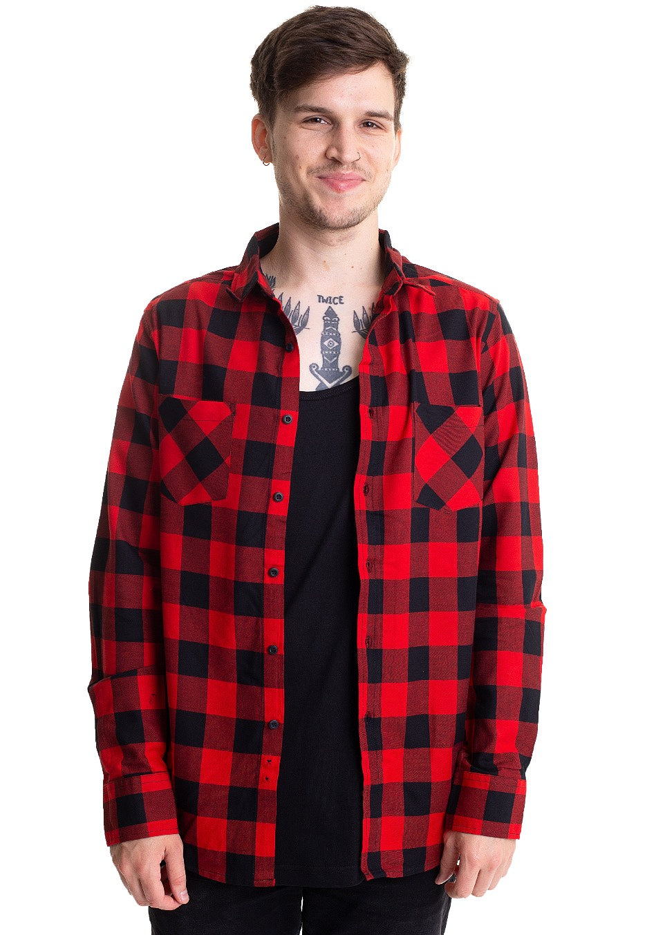 Impericon - Checked Flanell Black/Red - Shirt | Men-Image