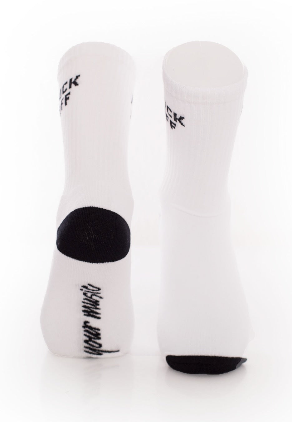 Dancitee - Fuck Off White - Socks | Neutral-Image