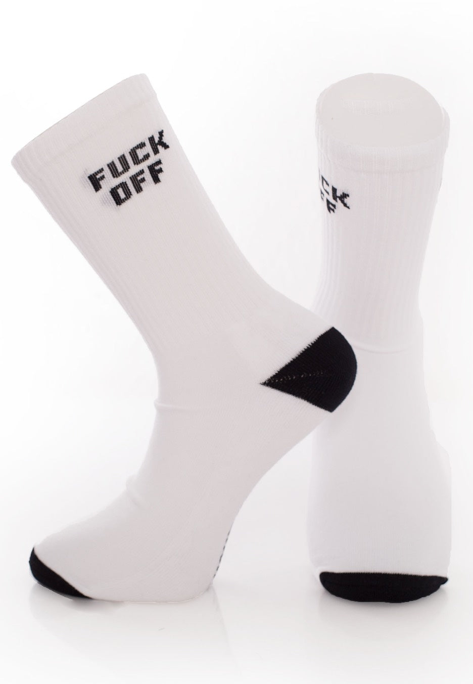 Dancitee - Fuck Off White - Socks | Neutral-Image