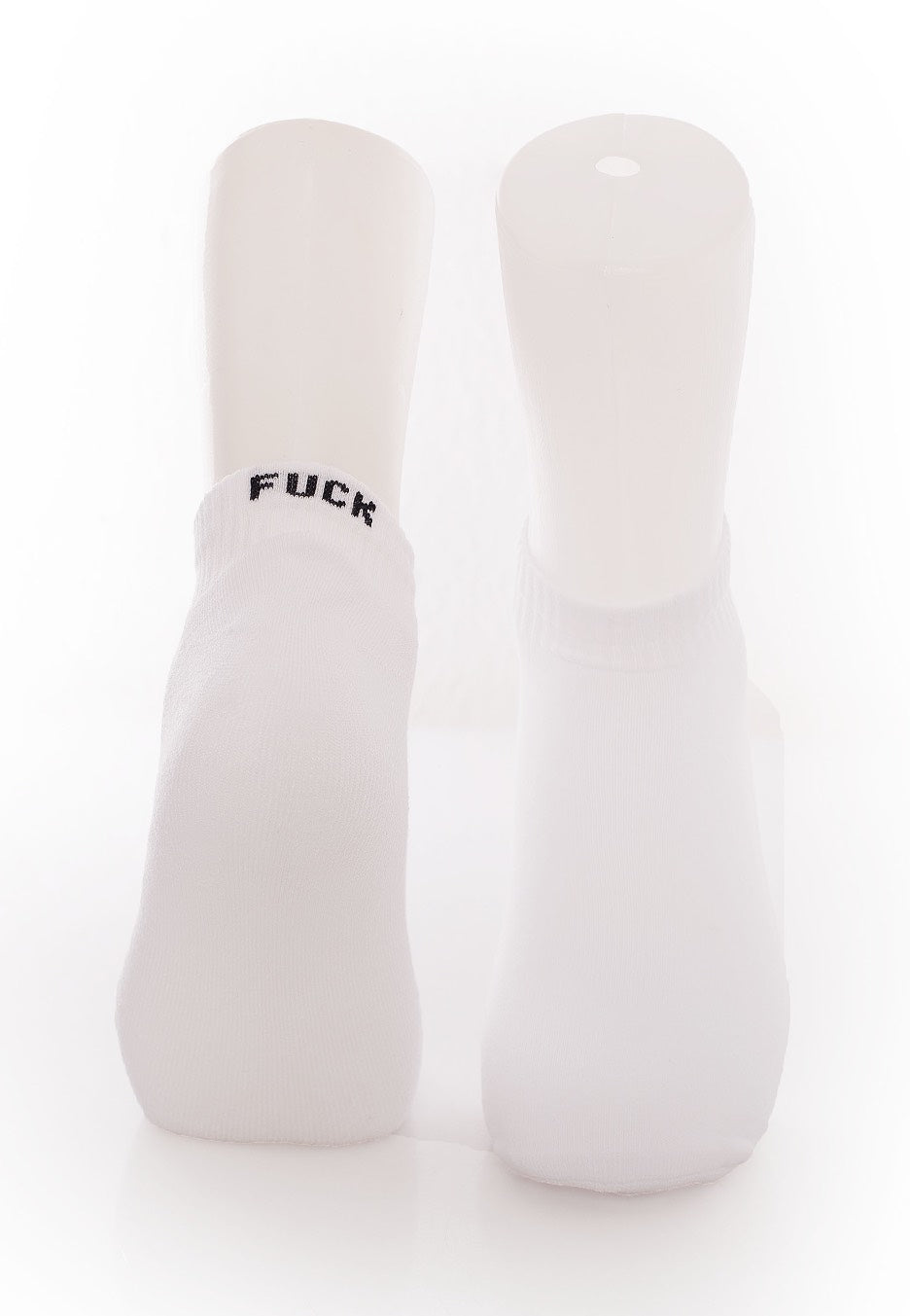 Dancitee - Fuck Off Sneaker White - Socks | Neutral-Image