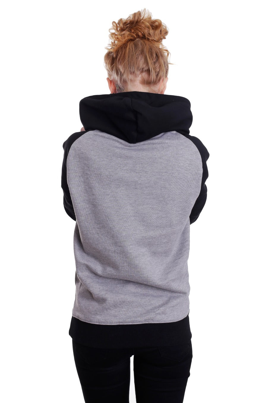 Impericon - Plain Sportsgrey/Black - Hoodie | Women-Image